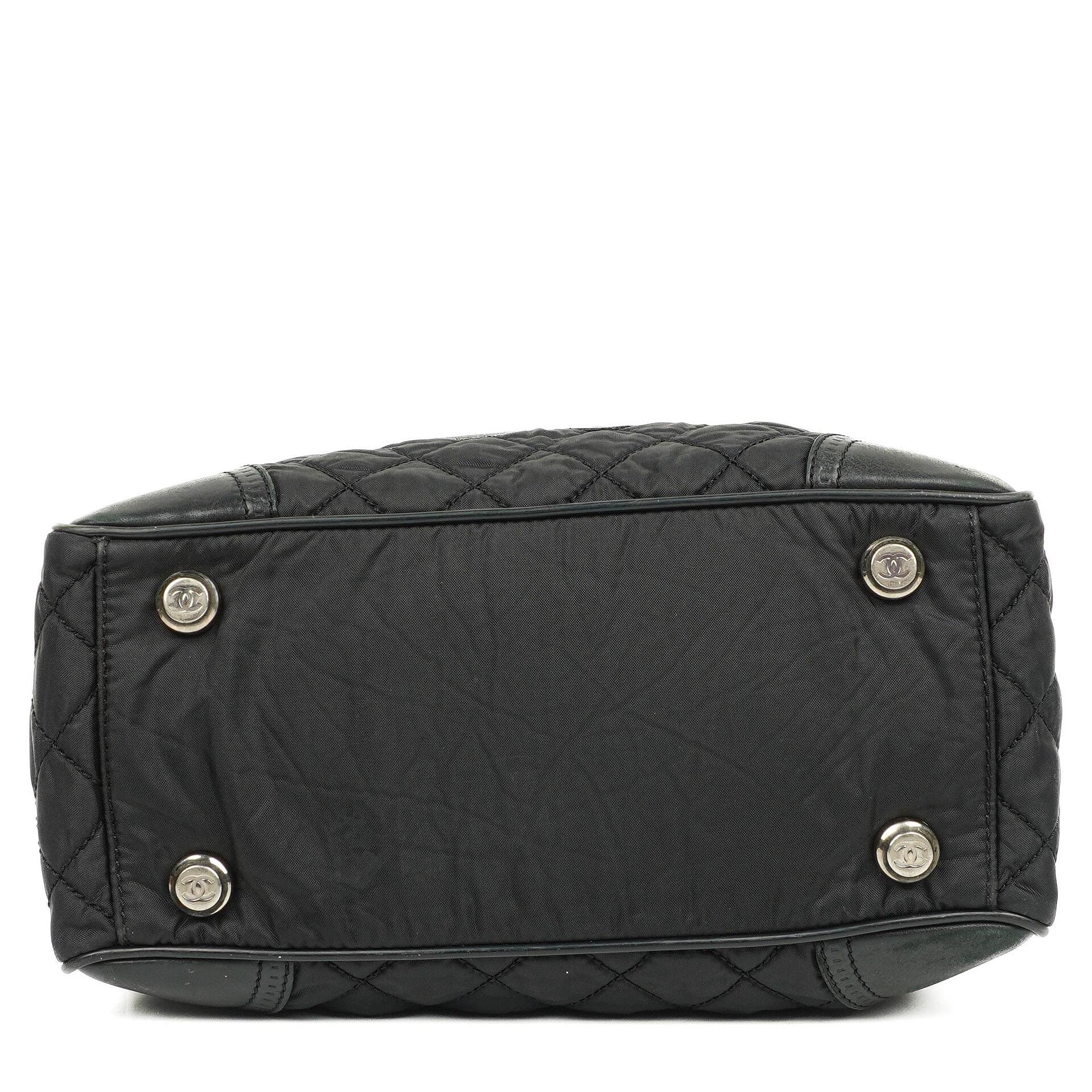 Chanel Paris New York Line Tote Bag Black