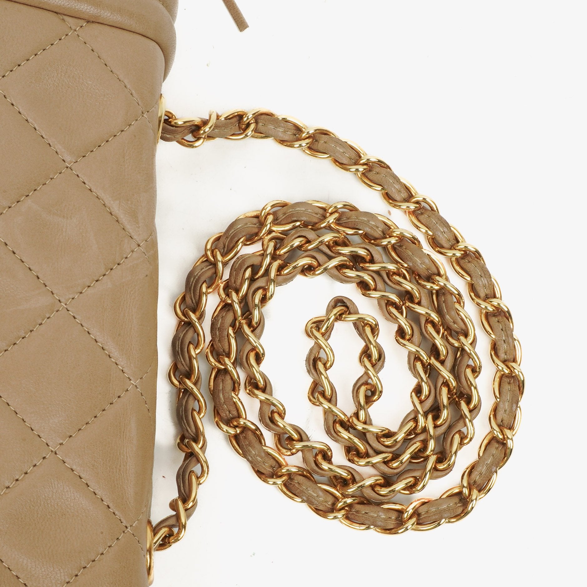Chanel Quilted Lambskin Vintage Tassel Flap Bag