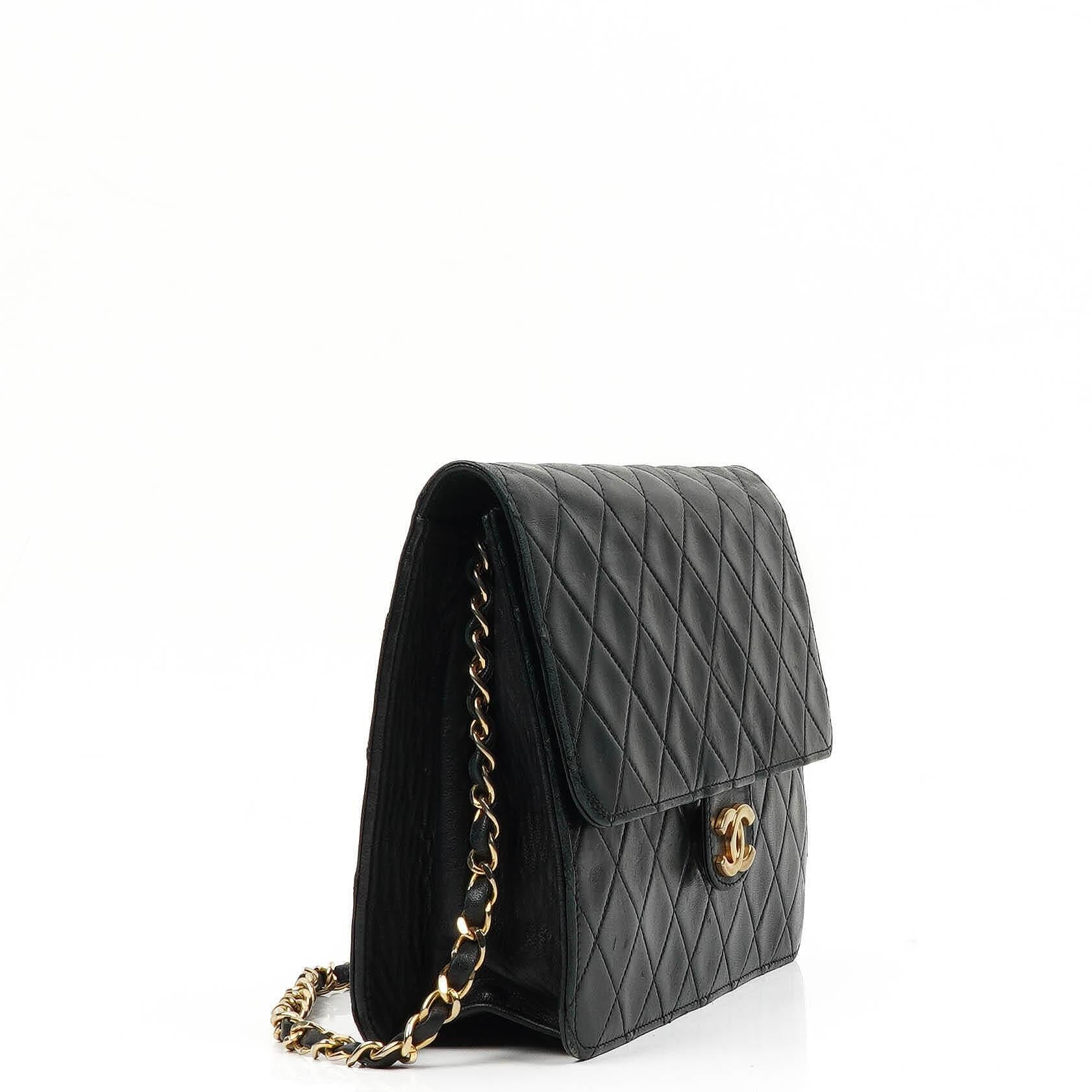 Chanel Small Classic Lambskin Flap Bag With Gold-Tone Hardware