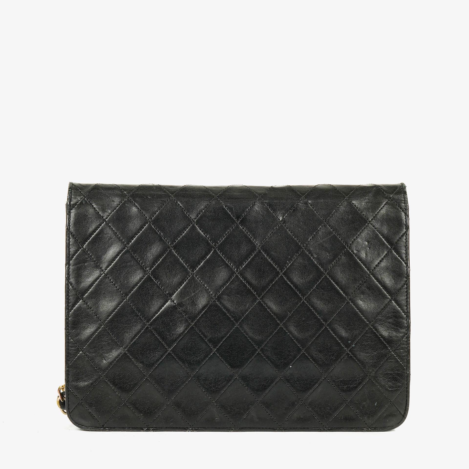 Chanel Small Classic Single Flap Bag Black Quilted Lambskin With 24K Gold-Plated Hardware
