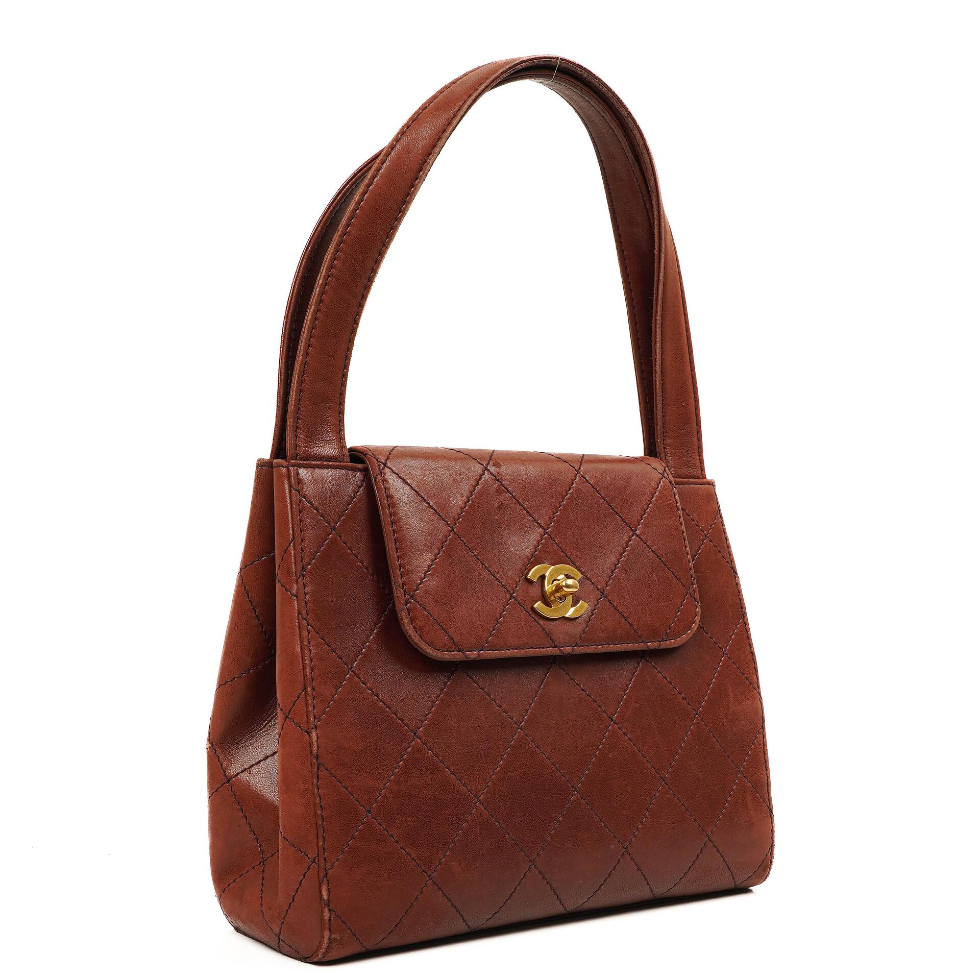 Chanel Vintage Top Handle Kelly Style Bag