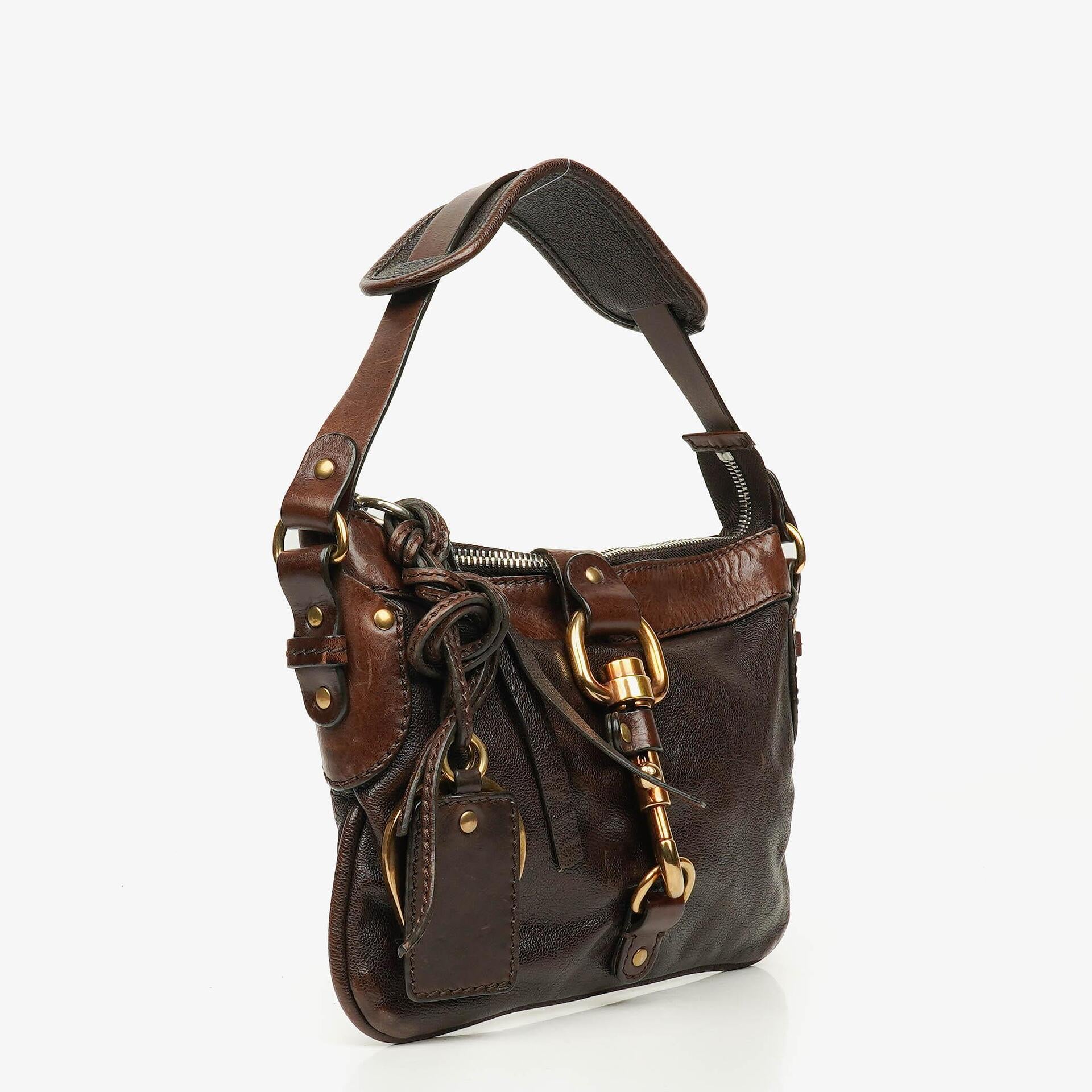 Chloé Kerala Brown Shoulder Bag