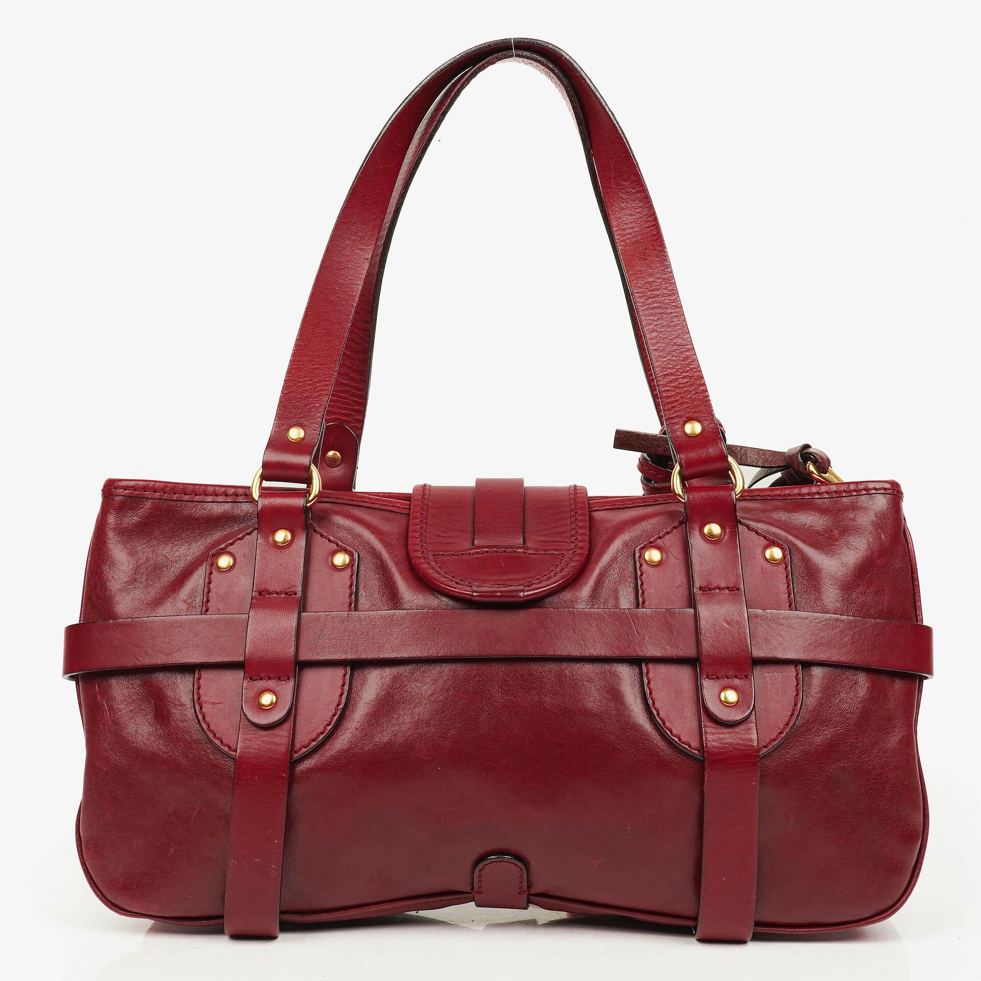 Chloé Kerala Burgundy Shoulder Bag