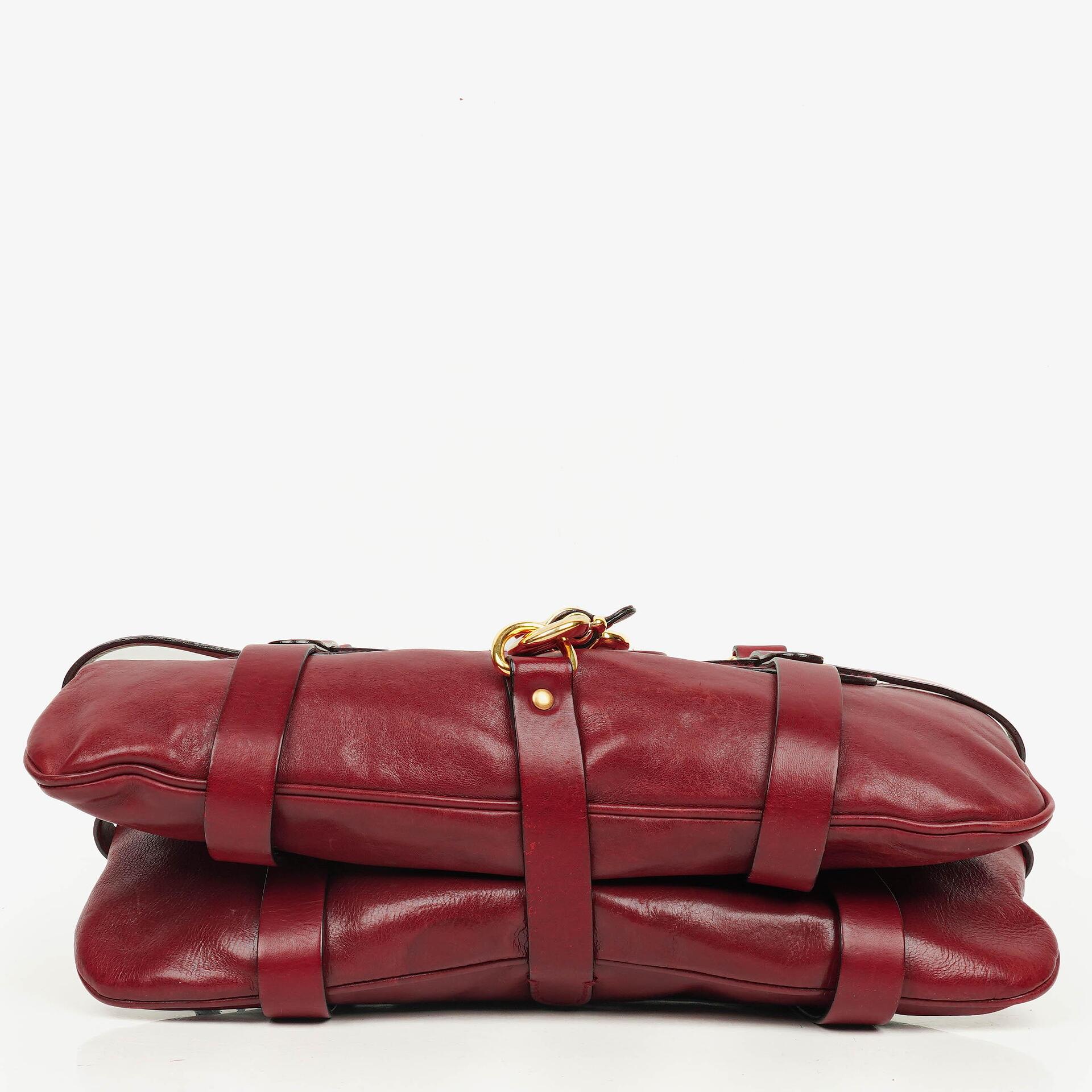 Chloé Kerala Burgundy Shoulder Bag