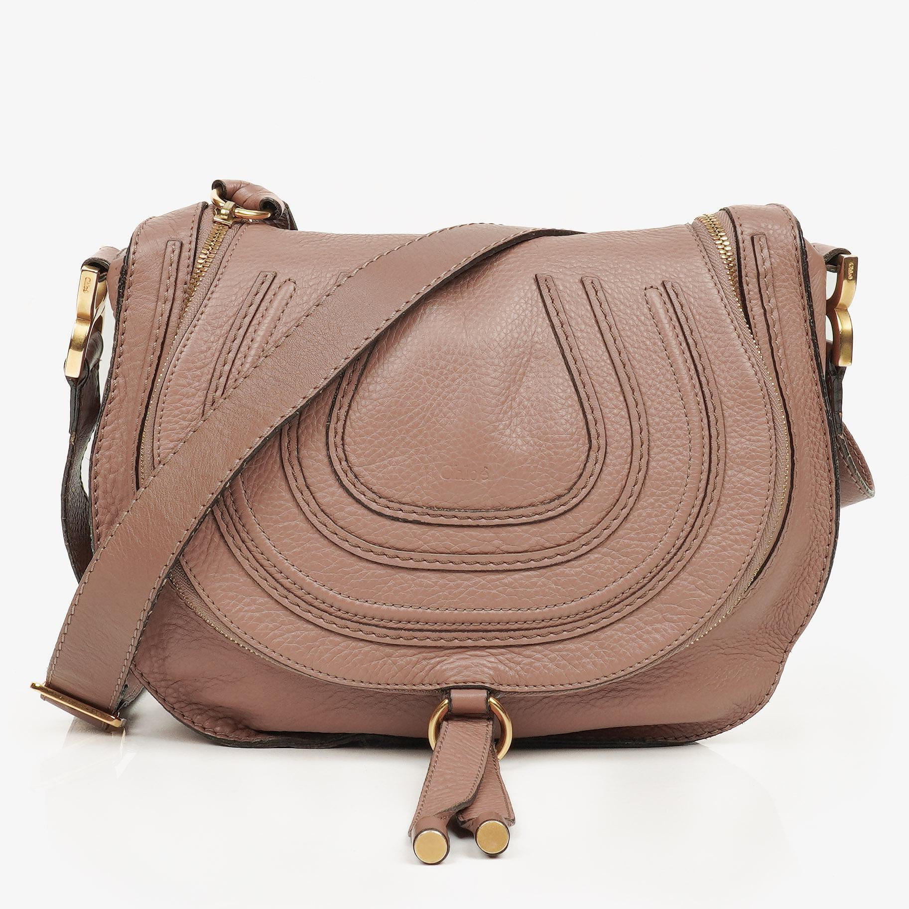 Chloe Marcie Grained Leather Bag