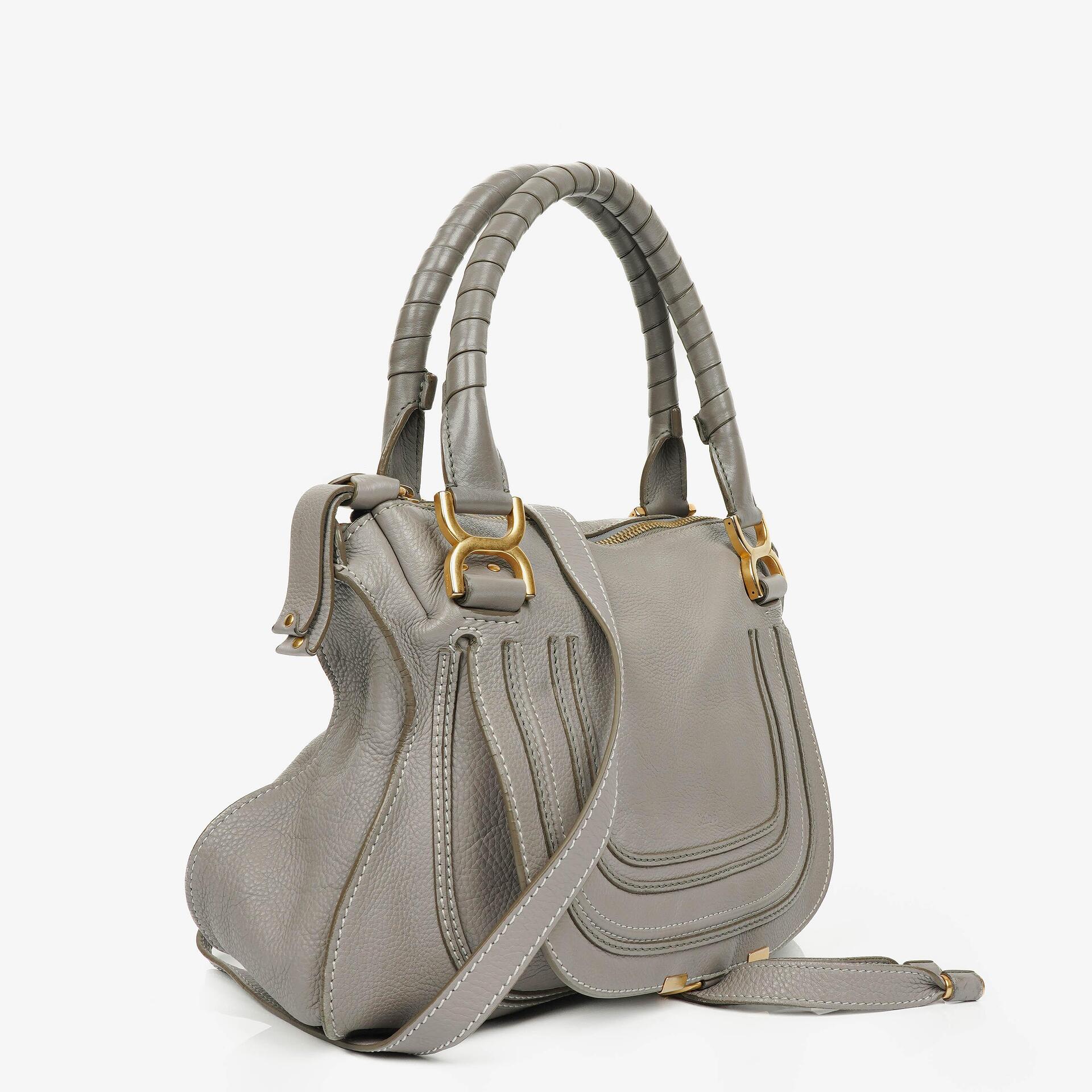 Chloe Marcie Leather Top Handle Shoulder Bag