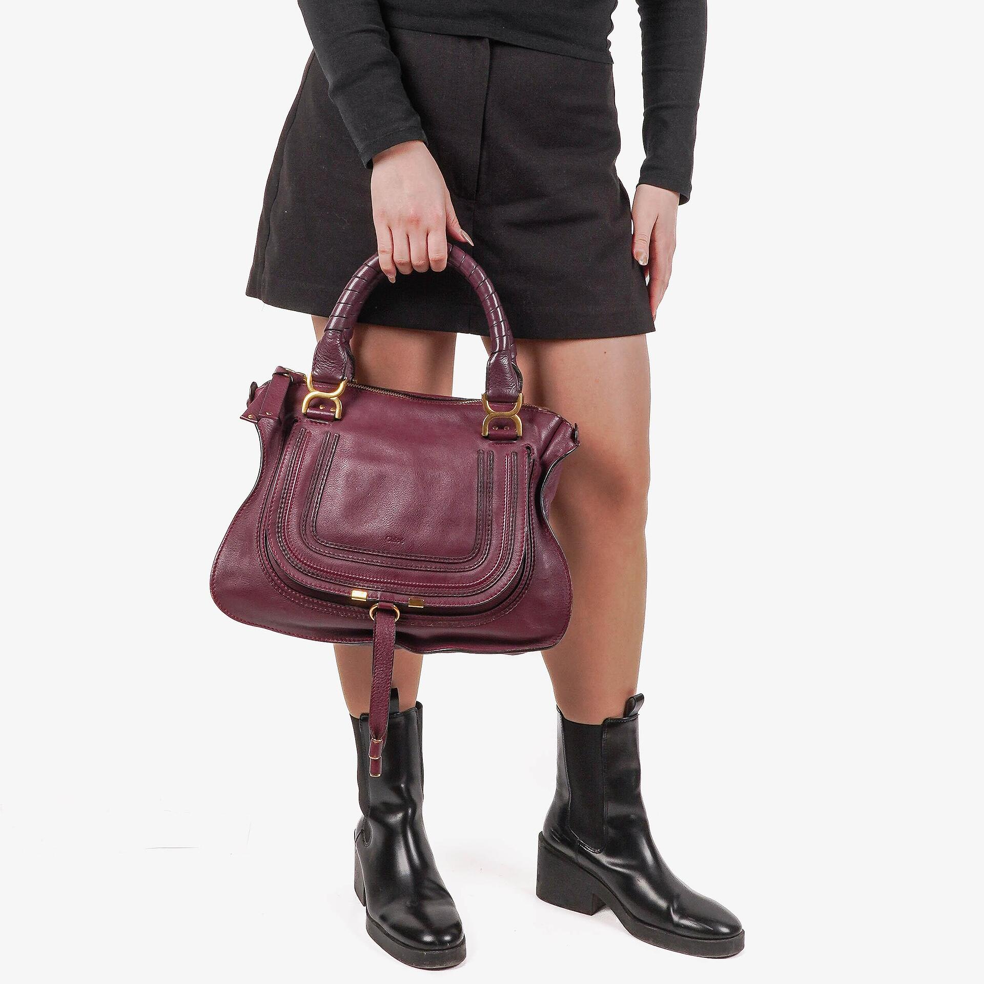 Chloe Marcie Medium Leather Satchel