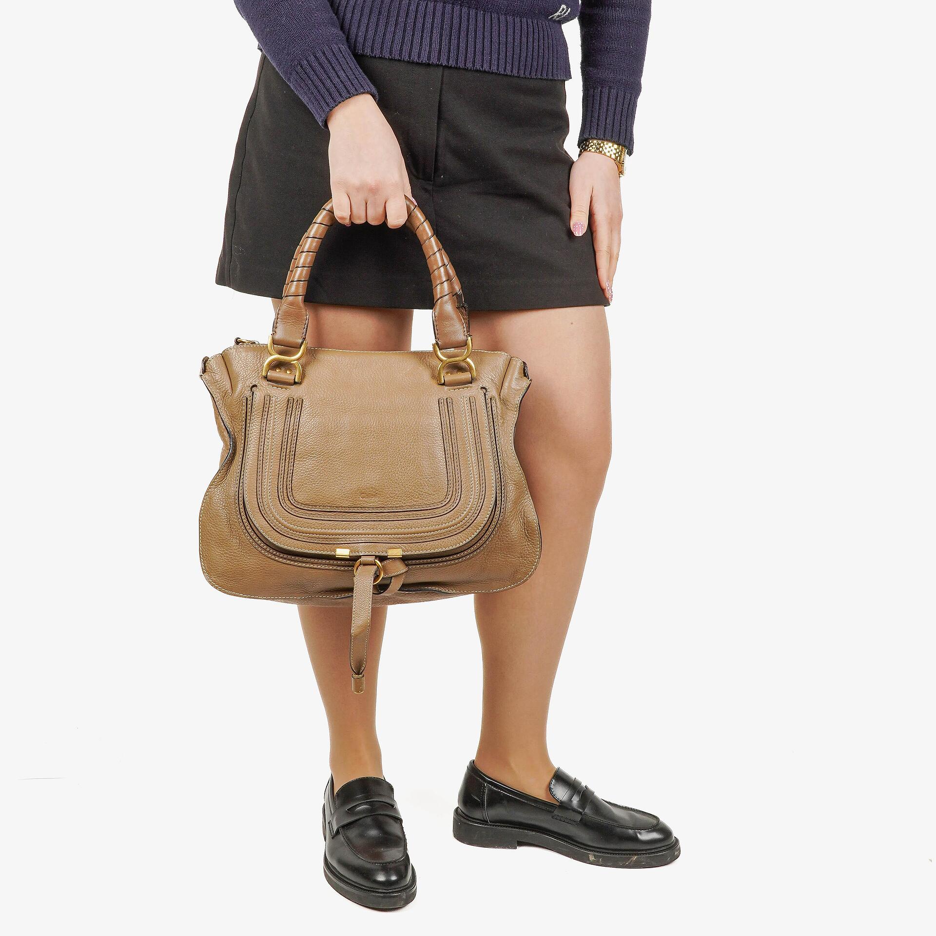 Chloe Marcie Medium Leather Satchel