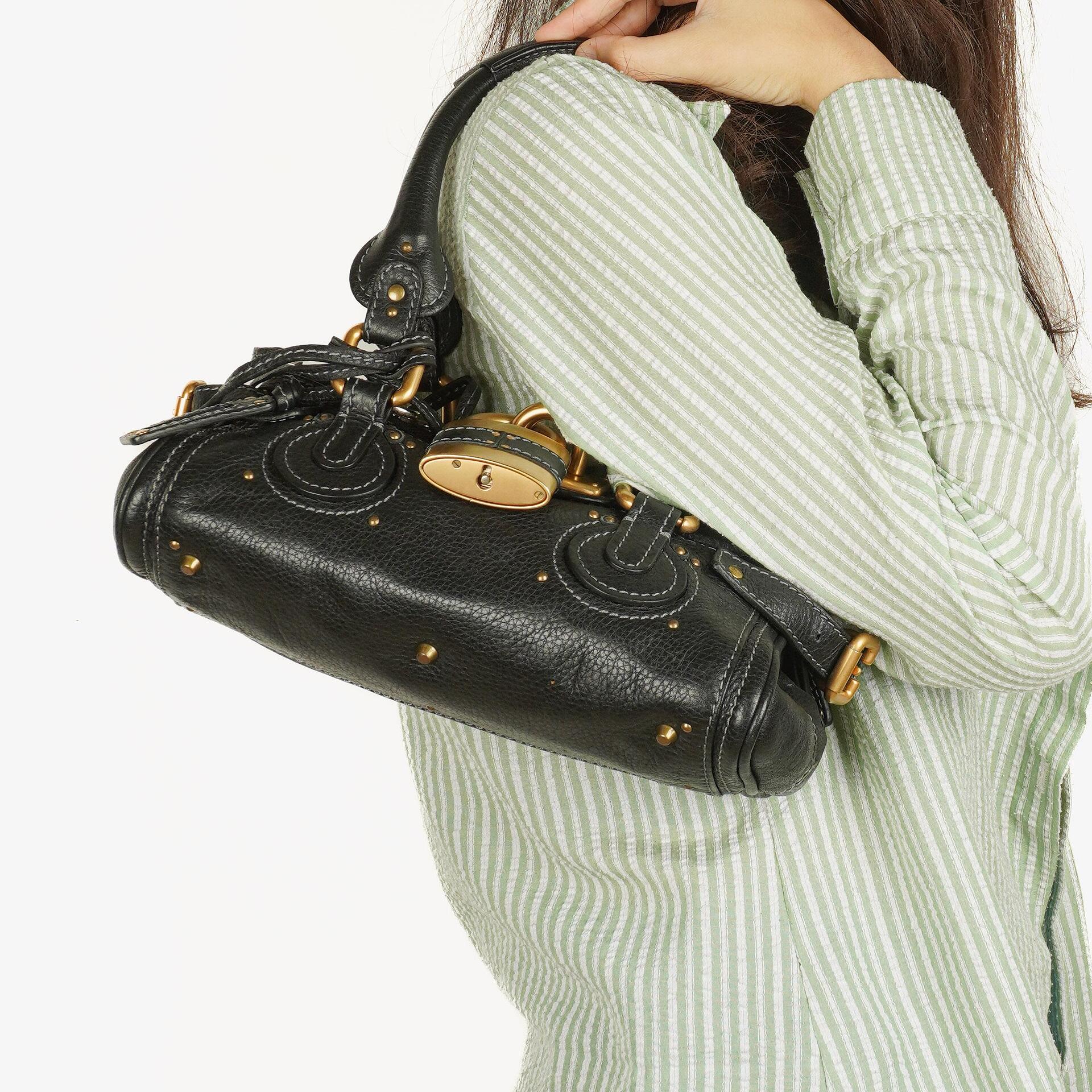 Chloe Paddington Black Satchel Bag