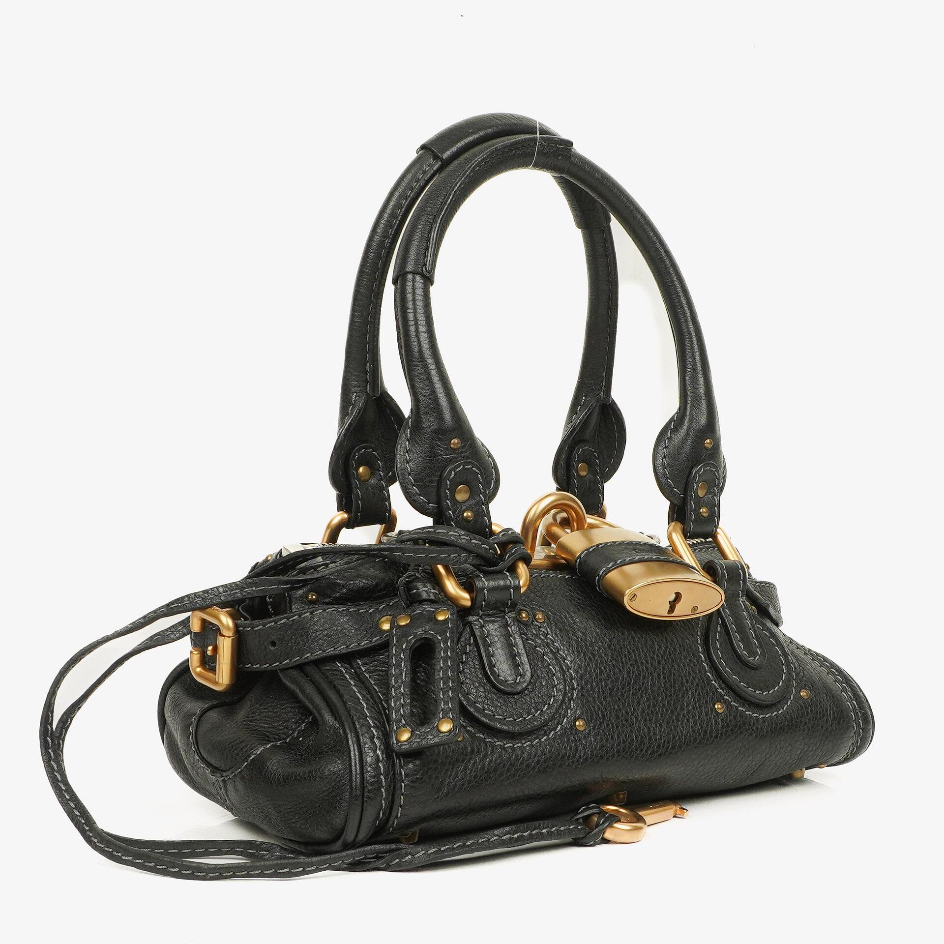 Chloe Paddington Black Satchel Bag