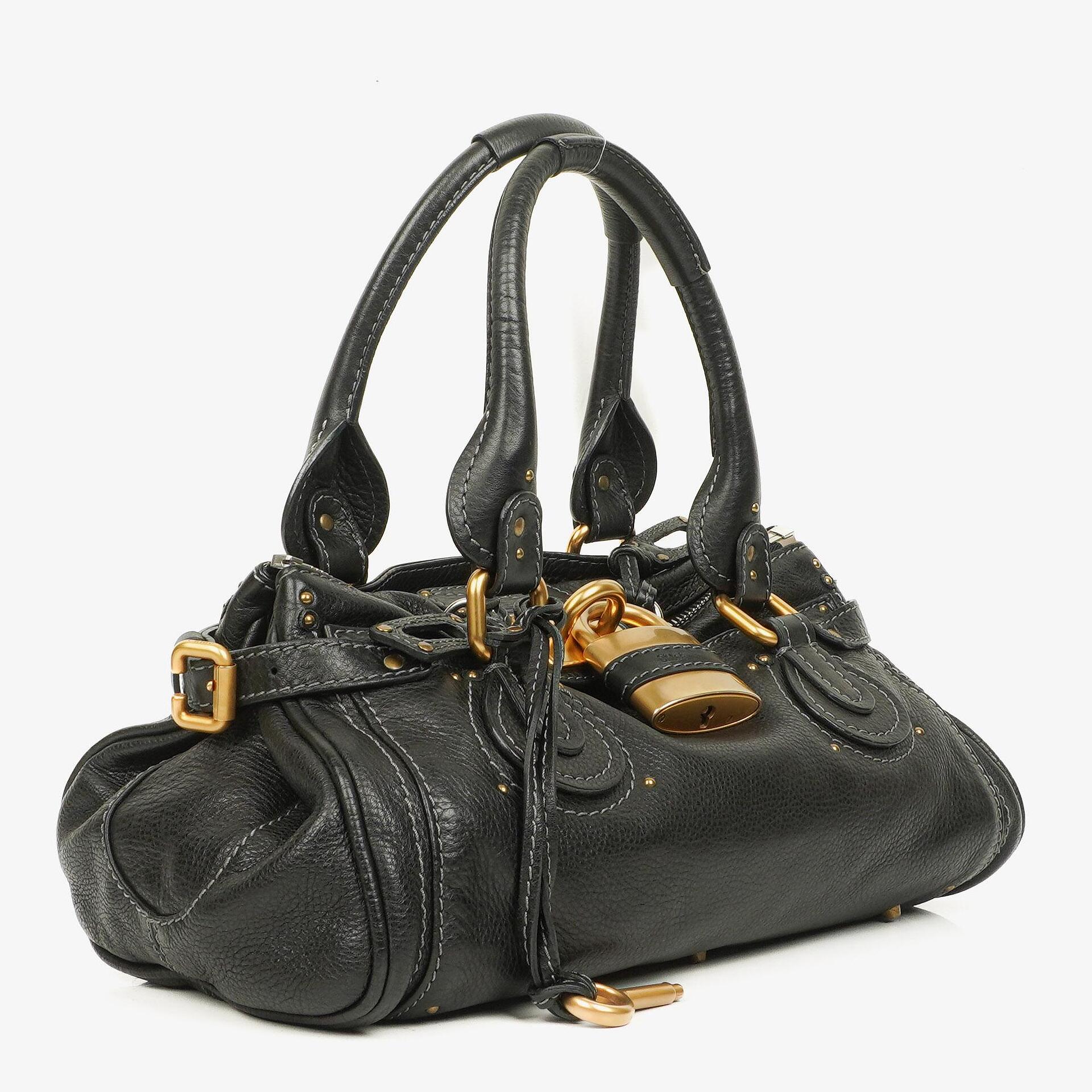 Chloe Paddington Black Satchel Bag