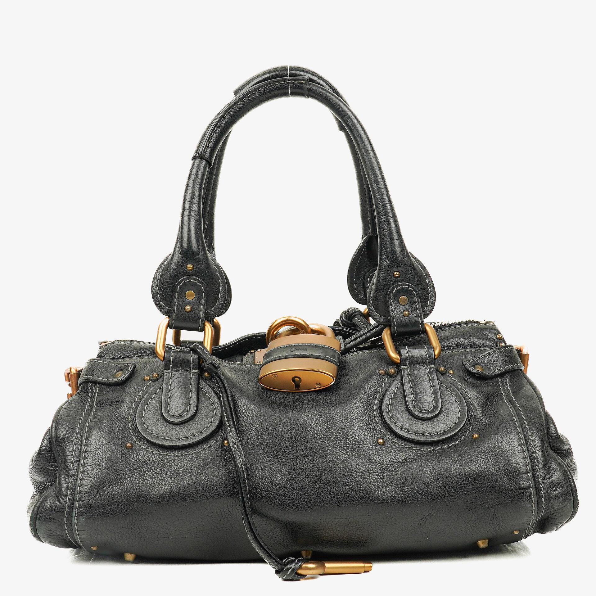 Chloe Paddington Black Satchel Bag