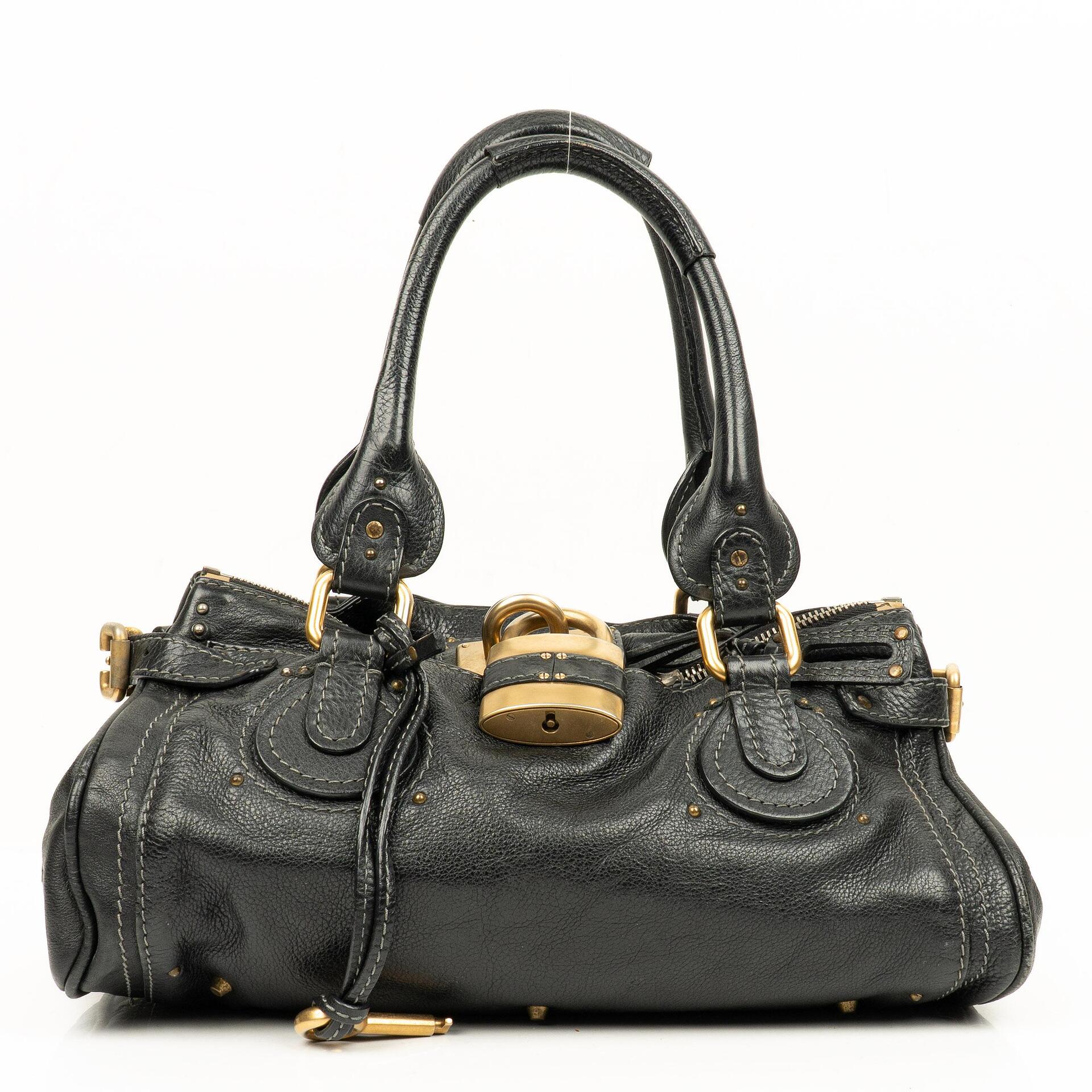 Chloe Paddington Black Satchel Bag