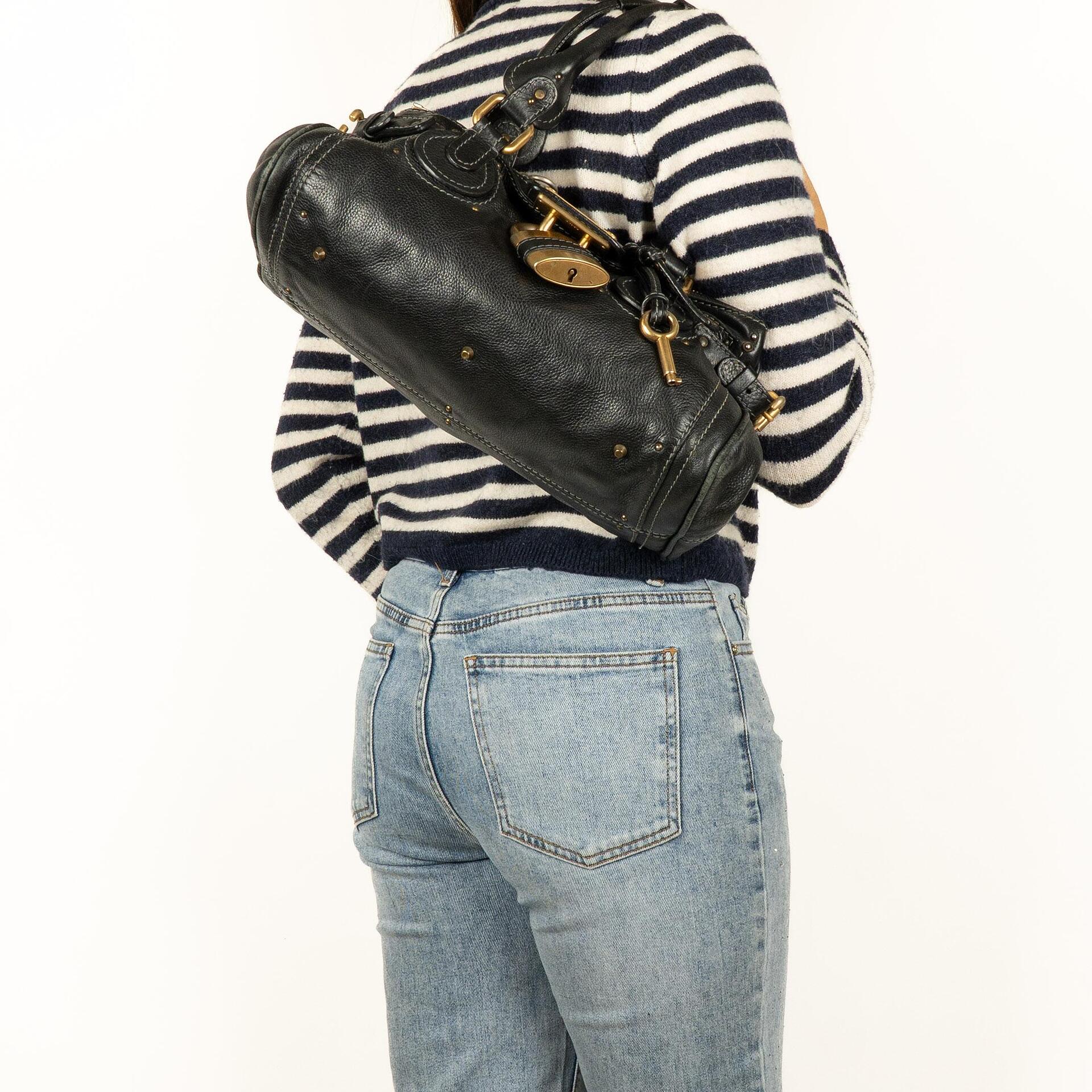 Chloe Paddington Black Satchel Bag
