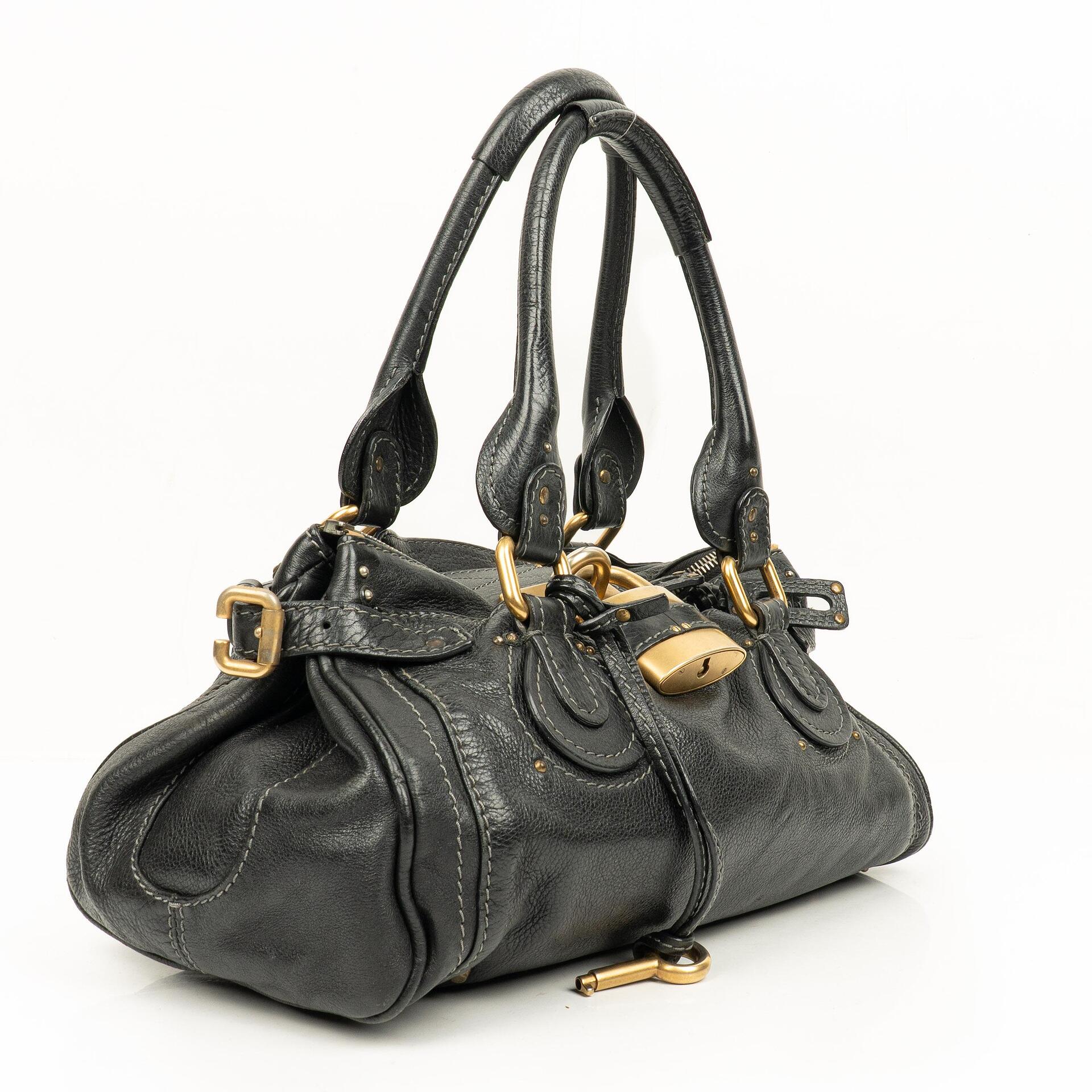 Chloe Paddington Black Satchel Bag