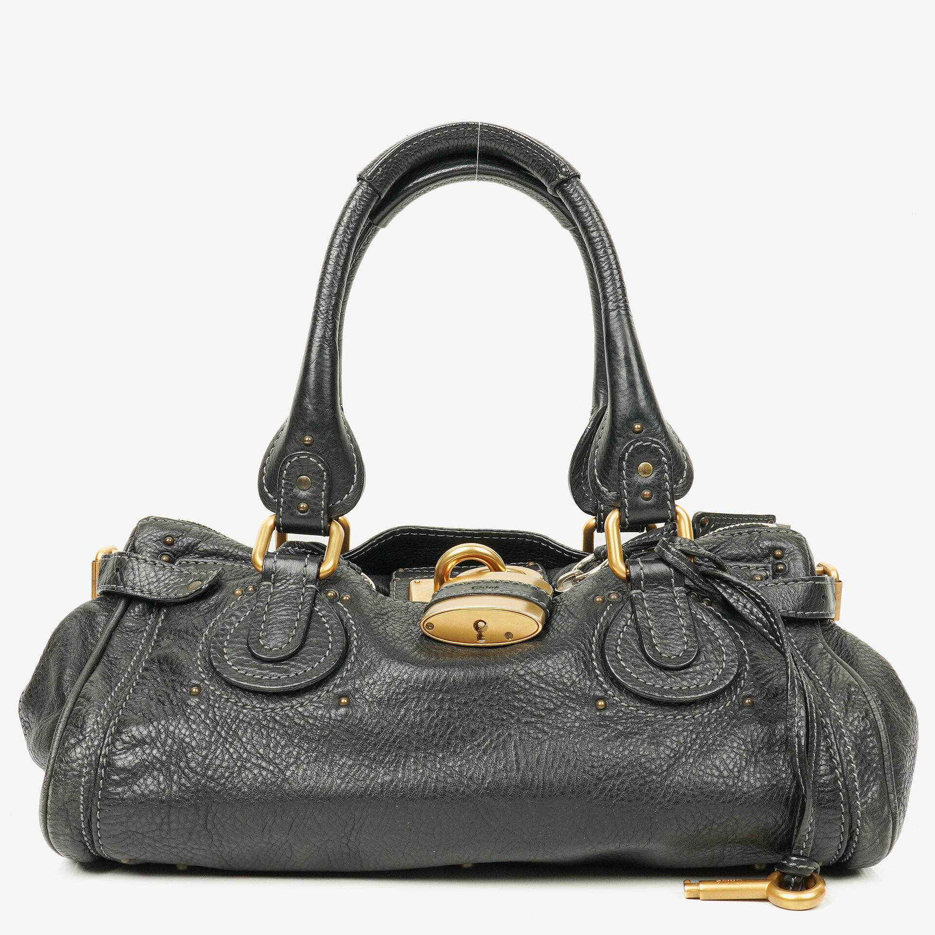 Chloe Paddington Black Satchel Bag