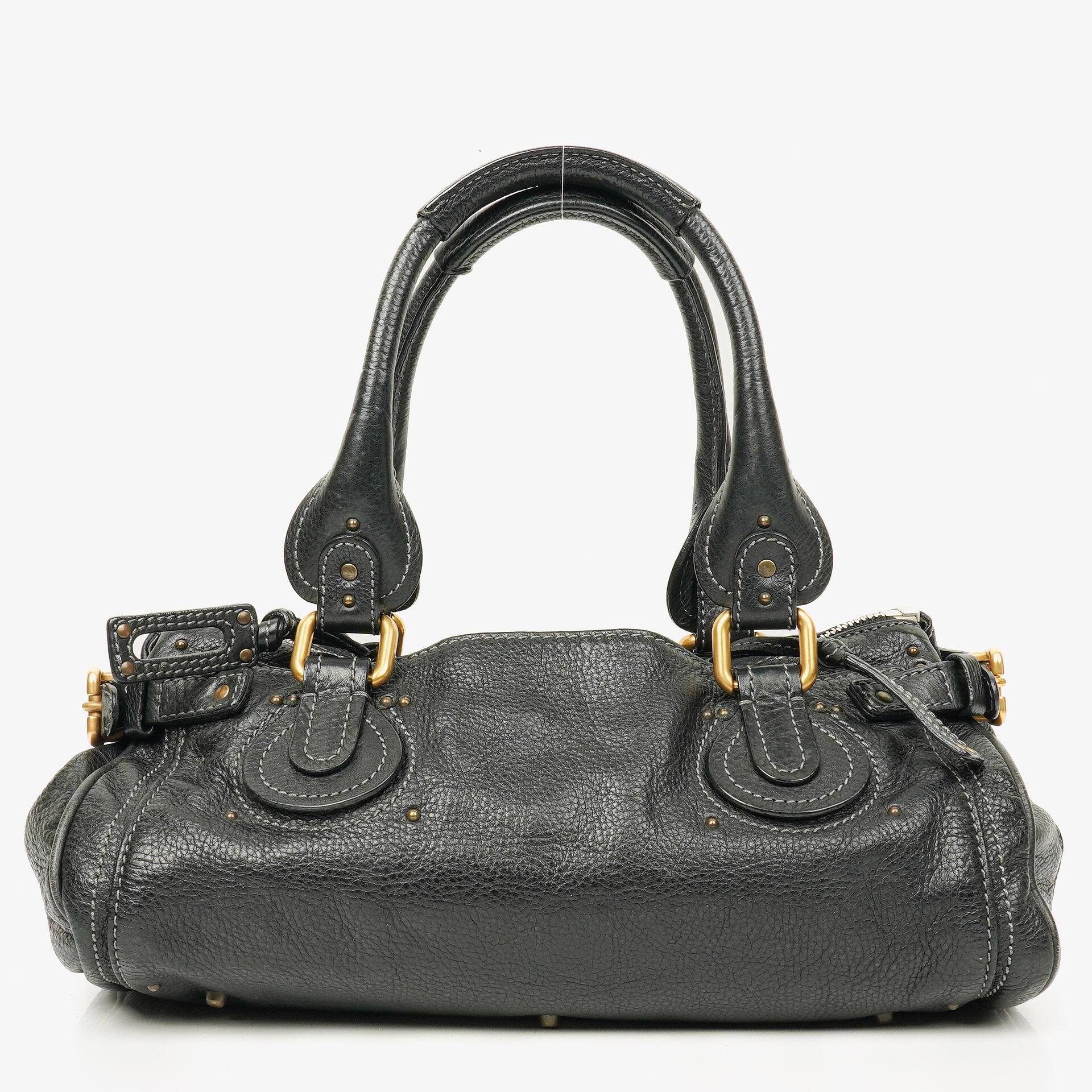 Chloe Paddington Black Satchel Bag