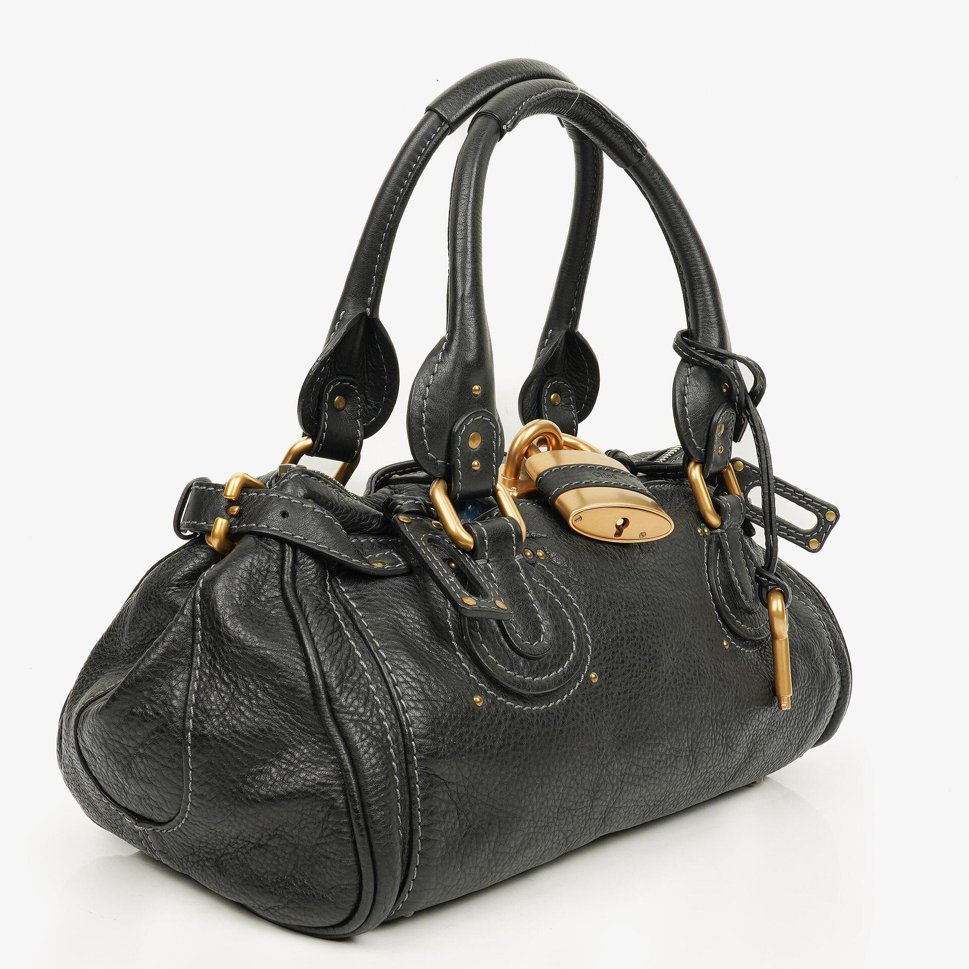 Chloe Paddington Black Satchel Bag