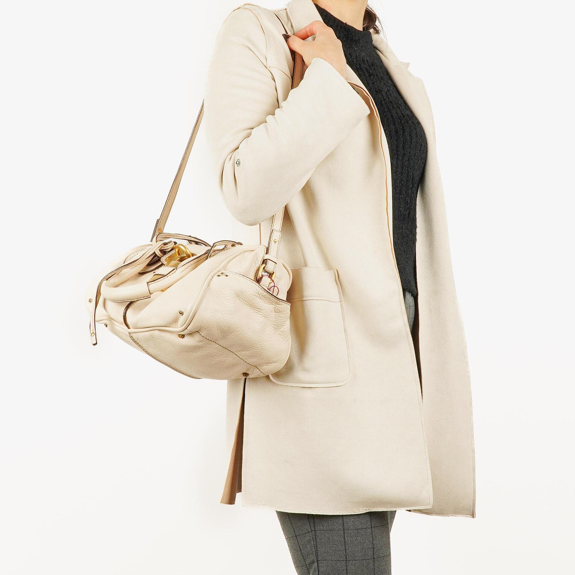 Chloe Paddington Ivory Satchel Bag