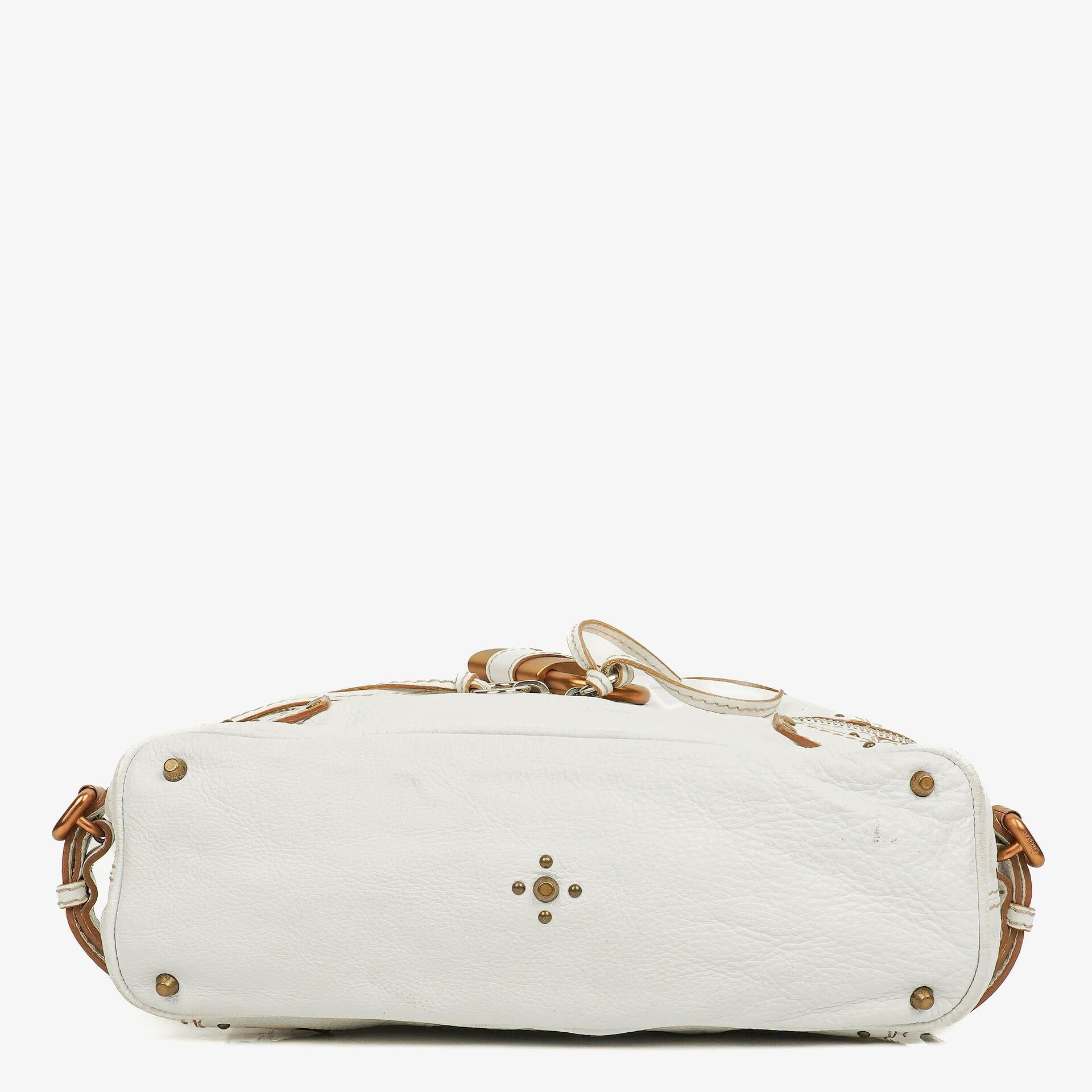 Chloe Paddington White Satchel Bag