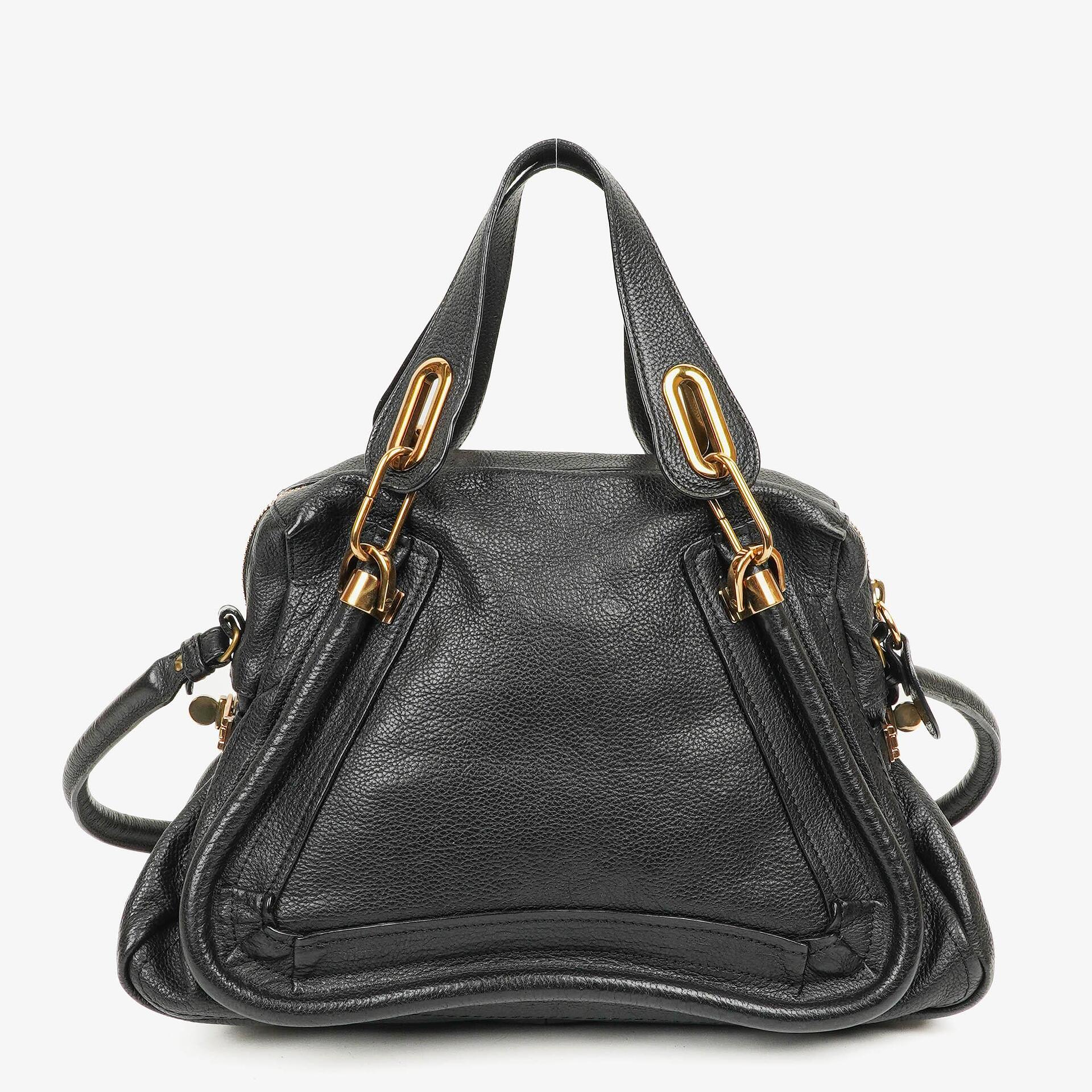 Chloe Paraty Medium Black Calfskin Bag