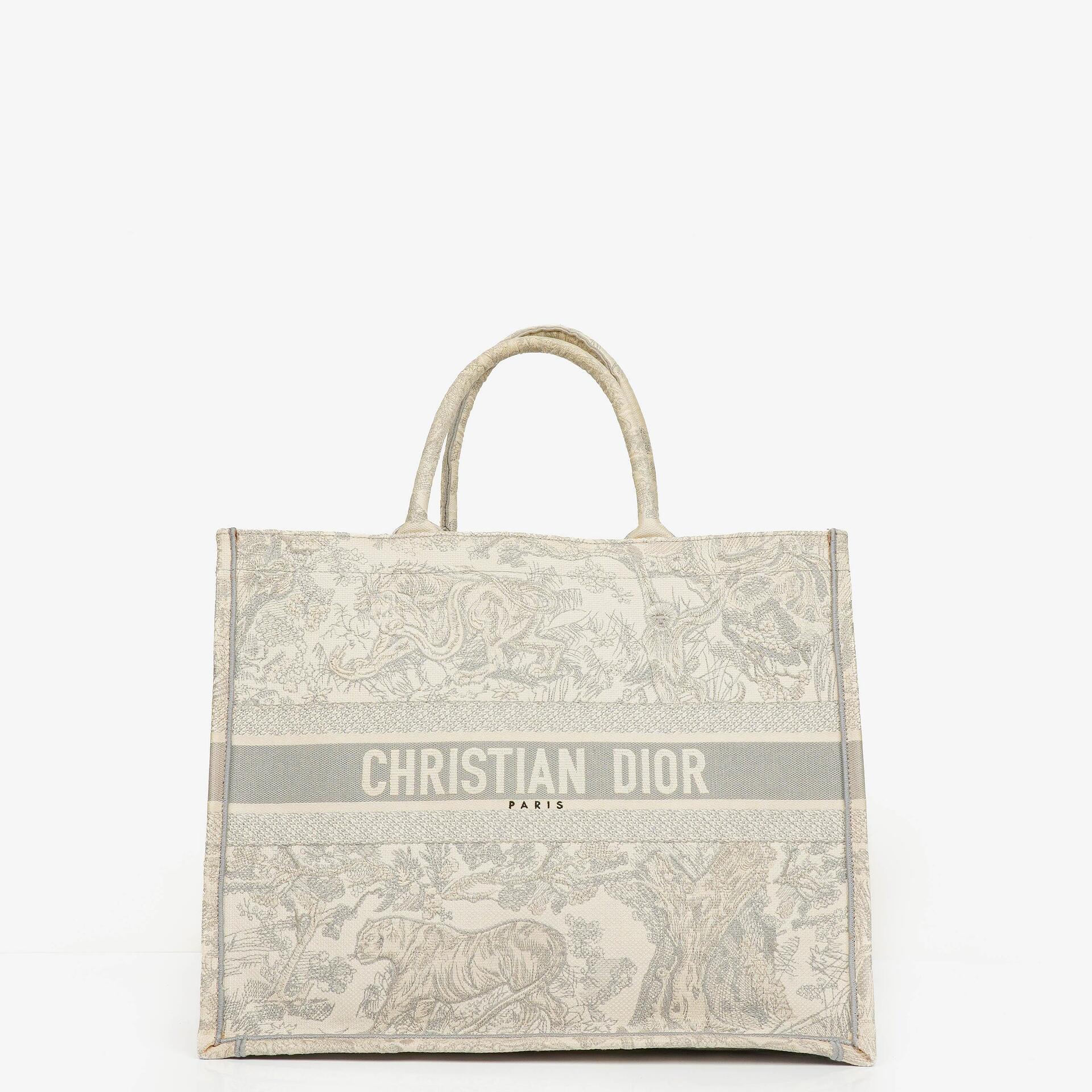 Christian Dior Toile de Jouy Book Tote