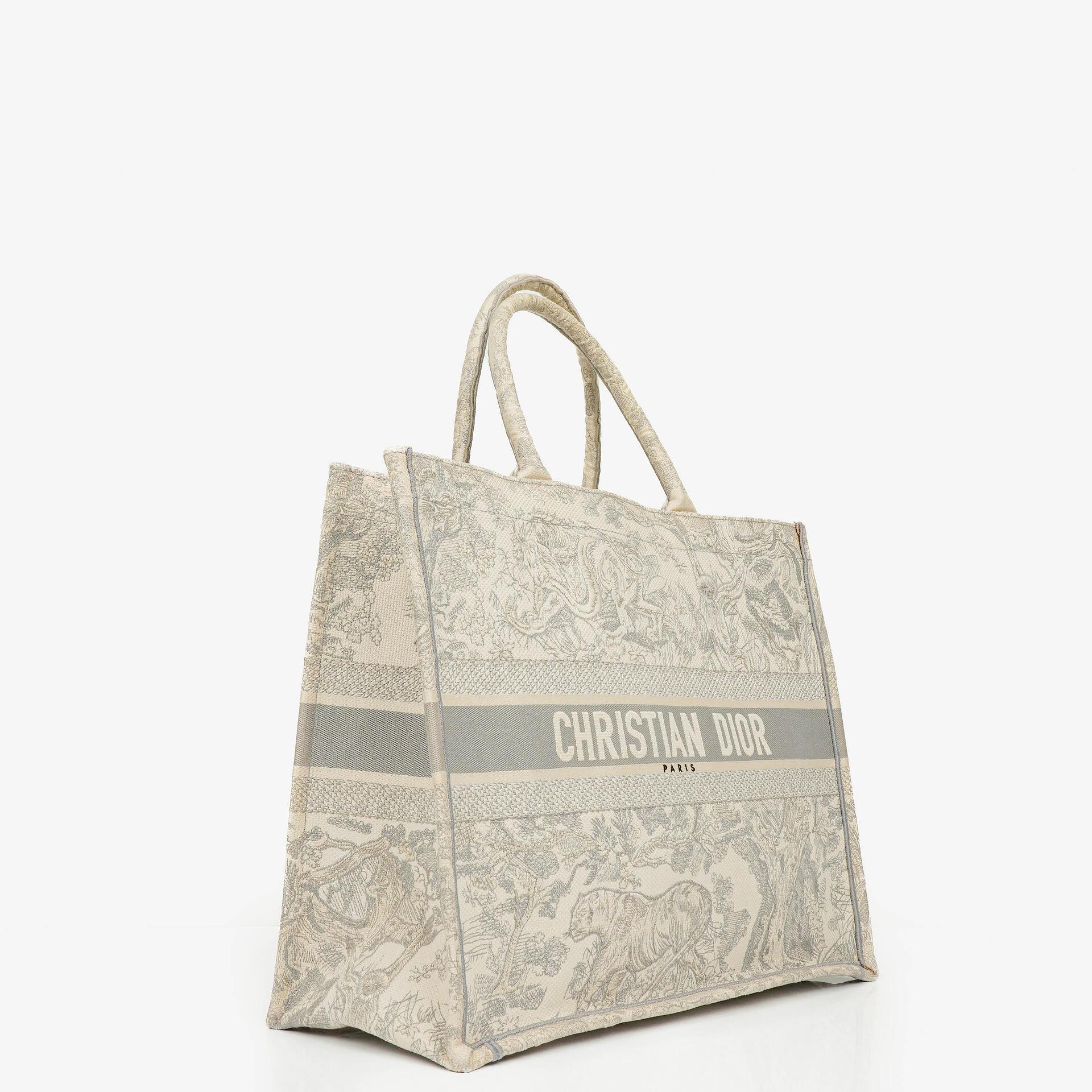 Christian Dior Toile de Jouy Book Tote