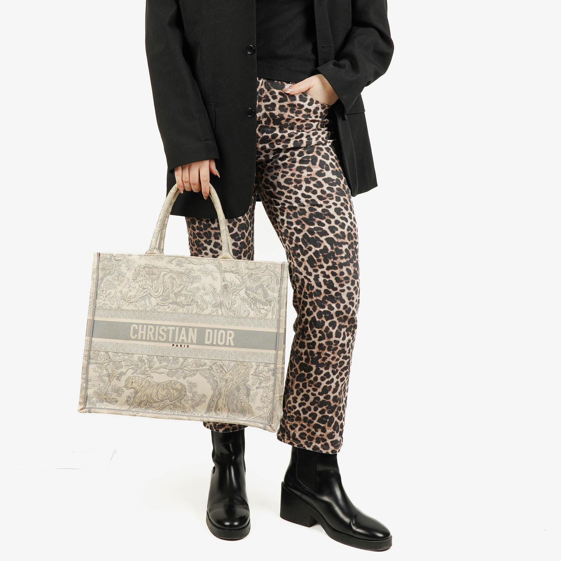 Christian Dior Toile de Jouy Book Tote