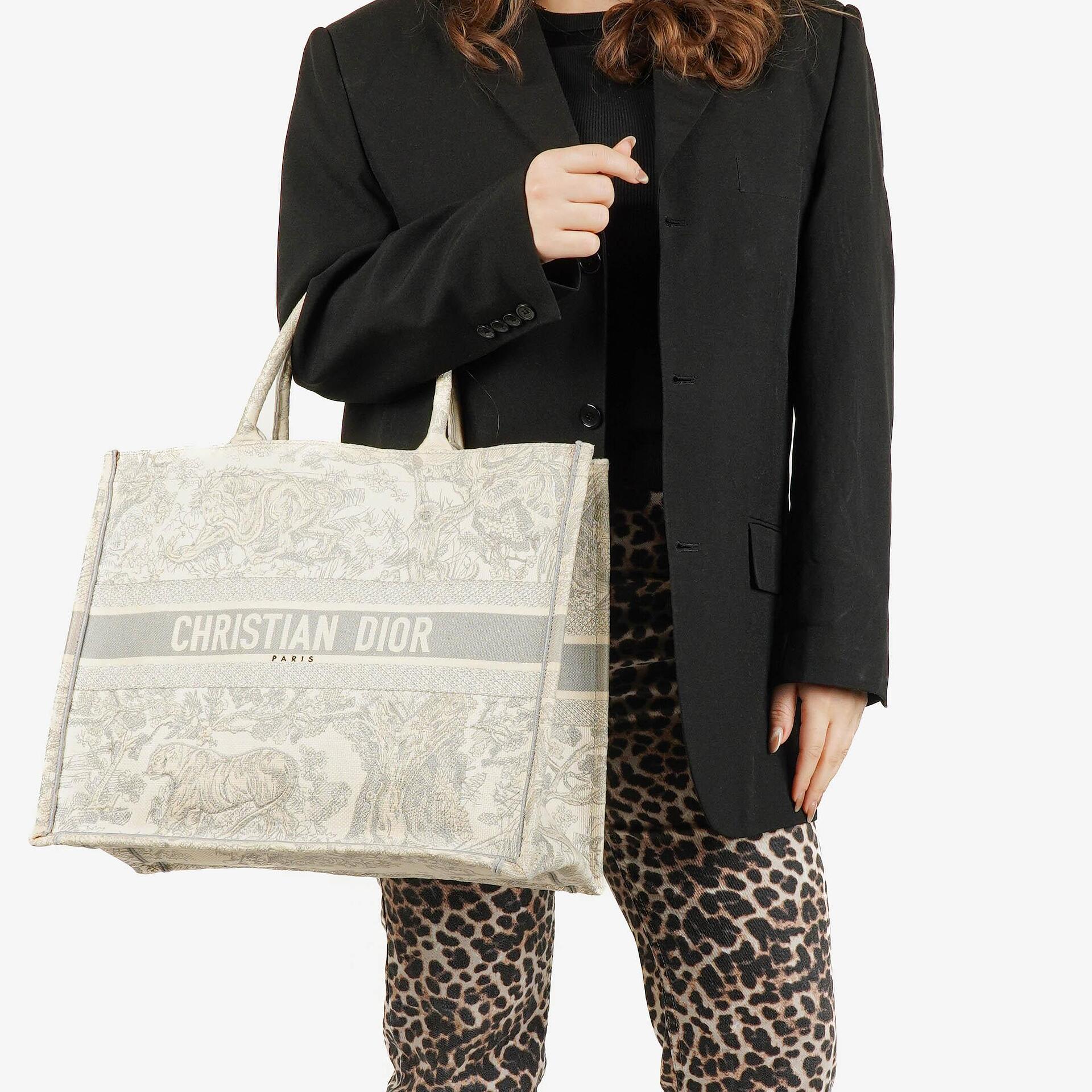 Christian Dior Toile de Jouy Book Tote
