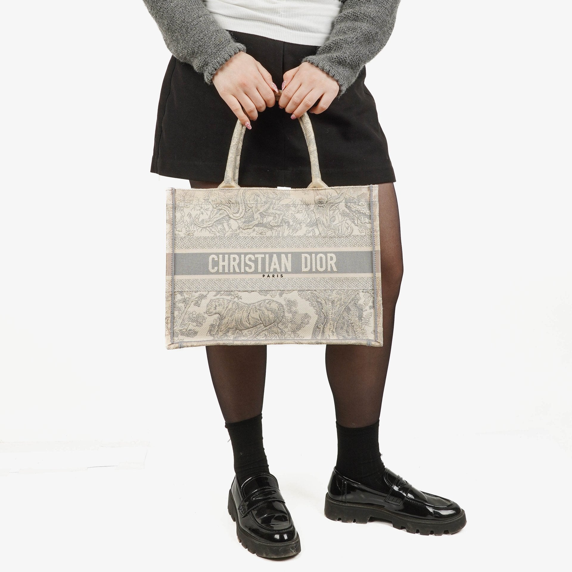 Christian Dior Toile de Jouy Book Tote