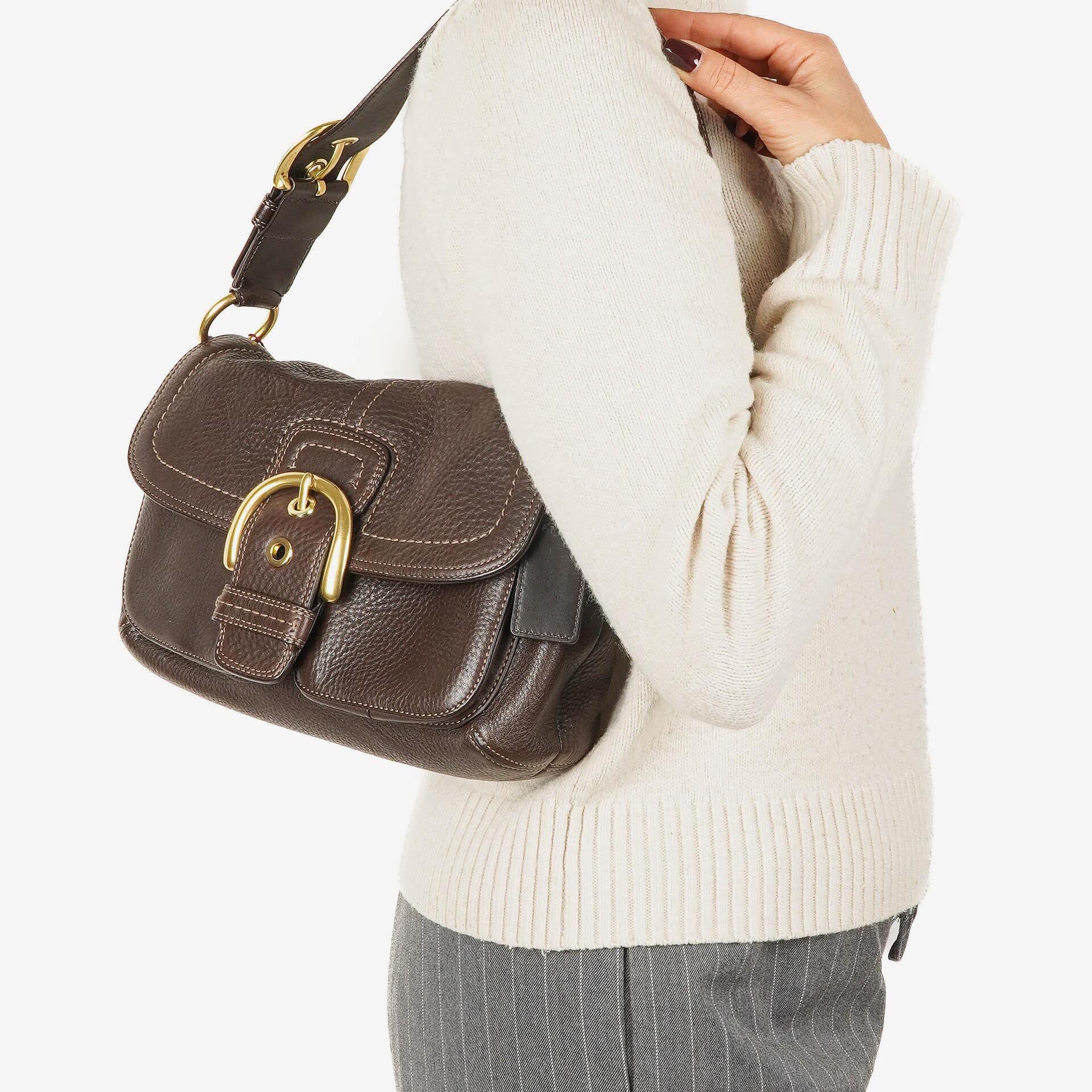 Coach Soho Brown Leather Shoulder Bag