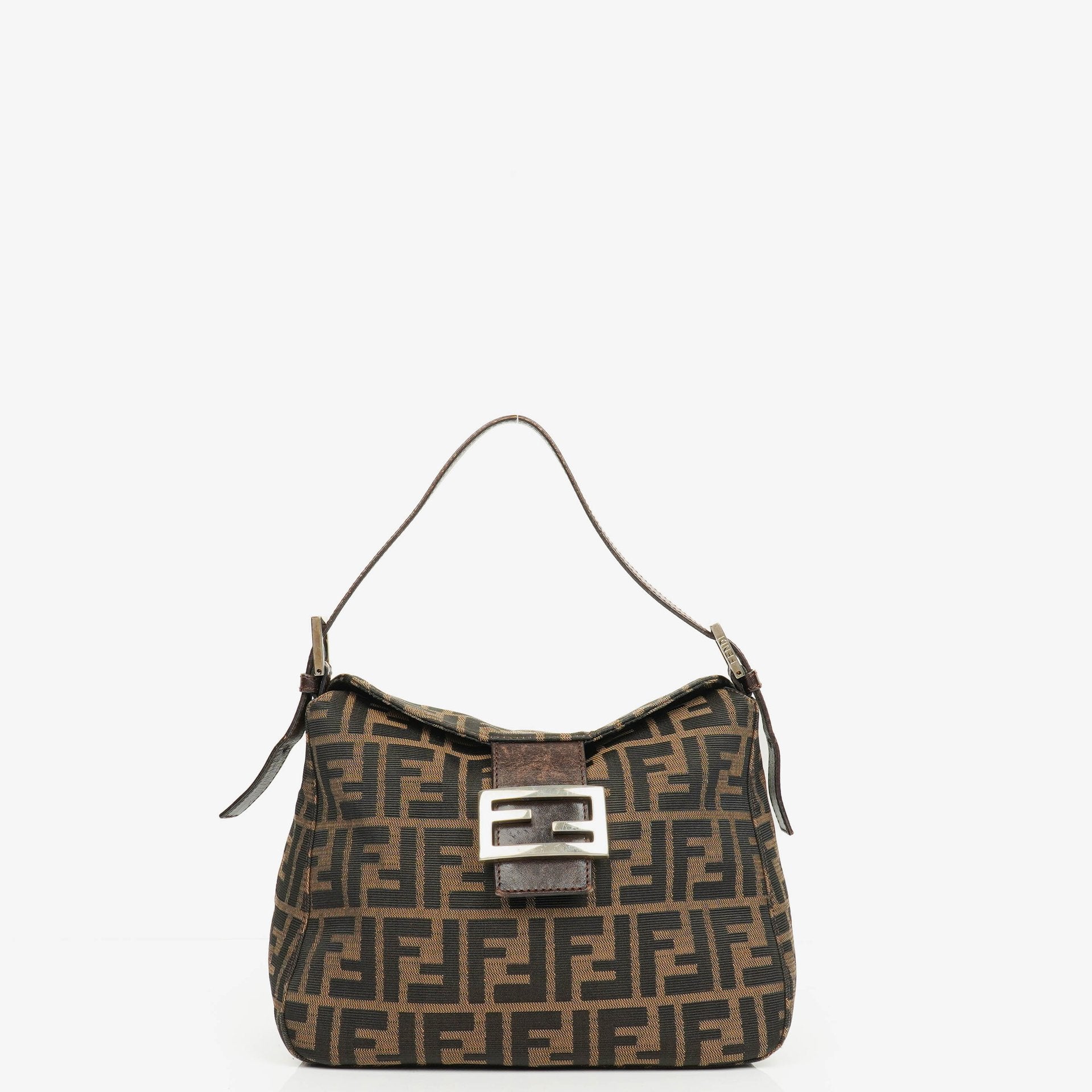 Fendi Zucca Mamma Baguette Shoulder Bag