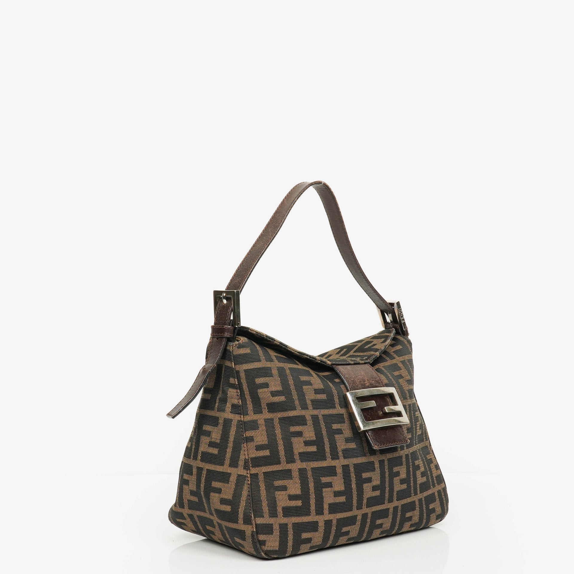 Fendi Zucca Mamma Baguette Shoulder Bag