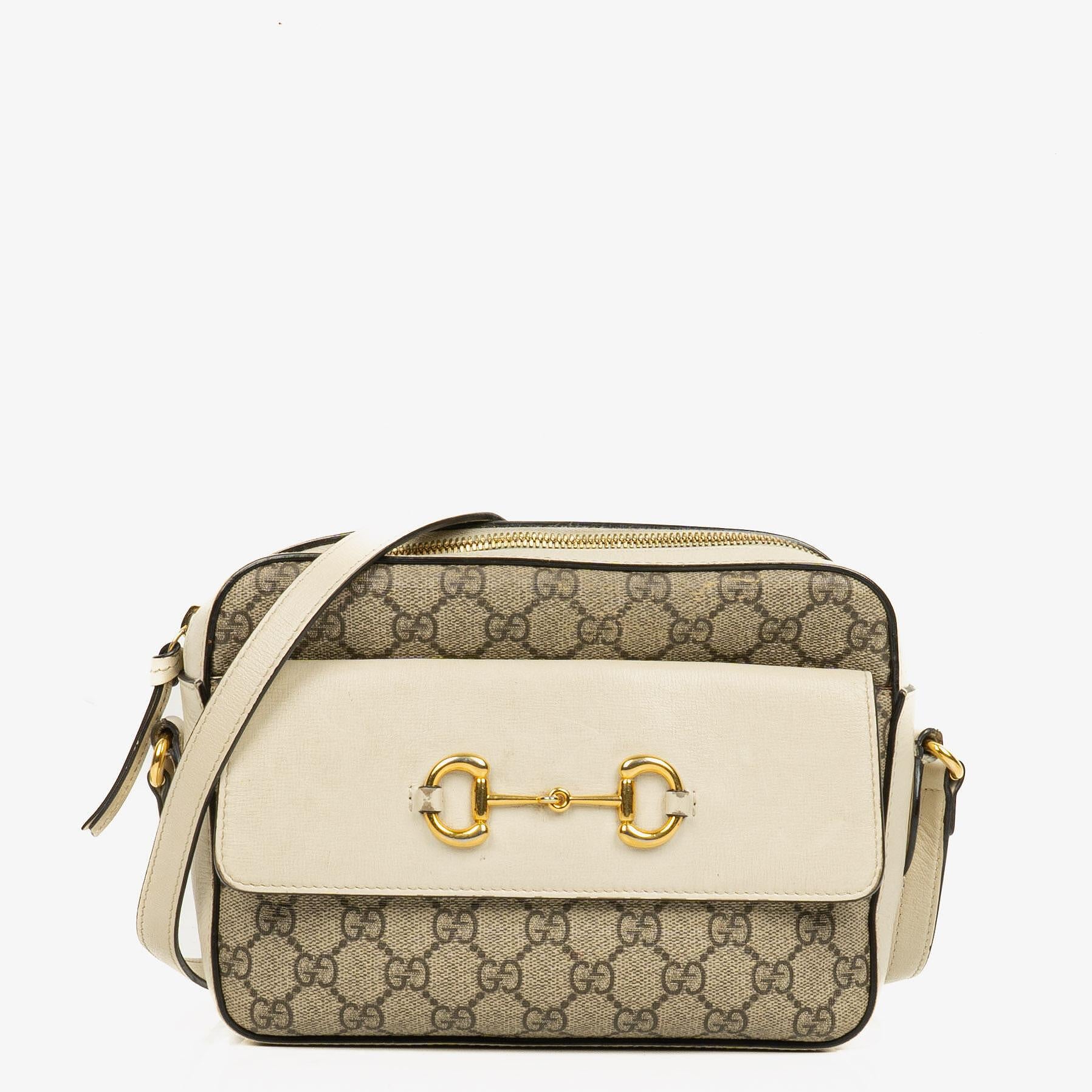 Gucci Horsebit 1955 GG Supreme Monogram Small Shoulder Bag