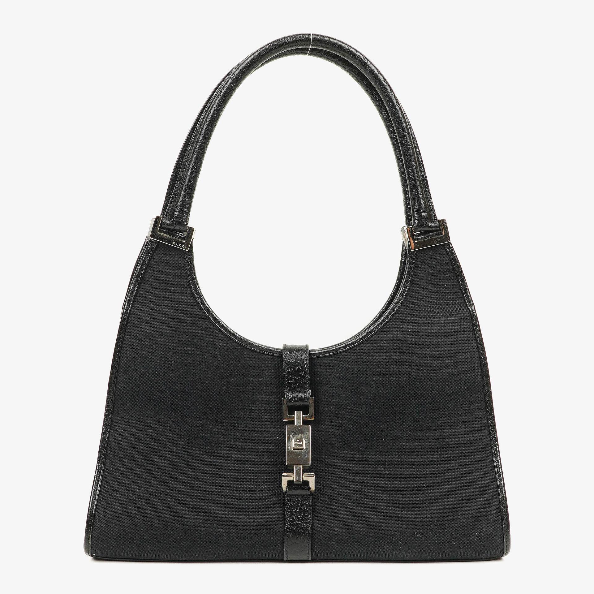 Gucci Jackie Bardot Vintage Black Handbag
