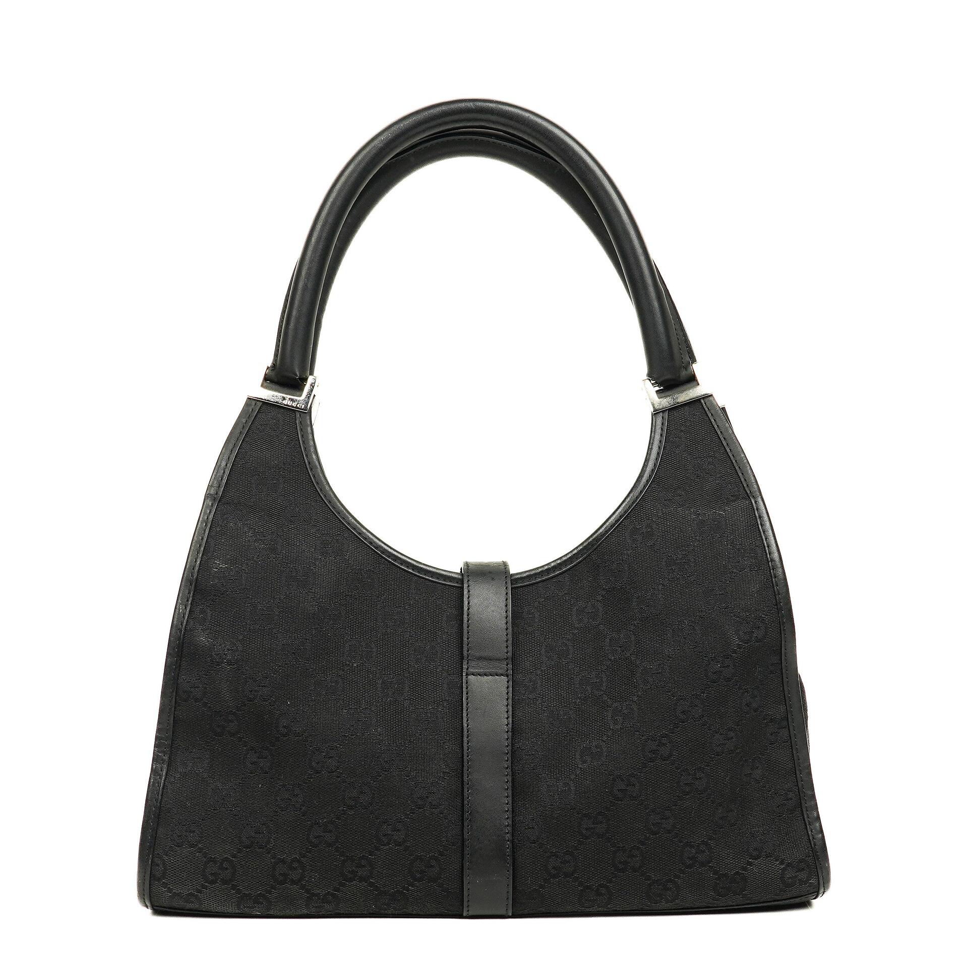 Gucci Jackie Bardot Vintage Black Handbag