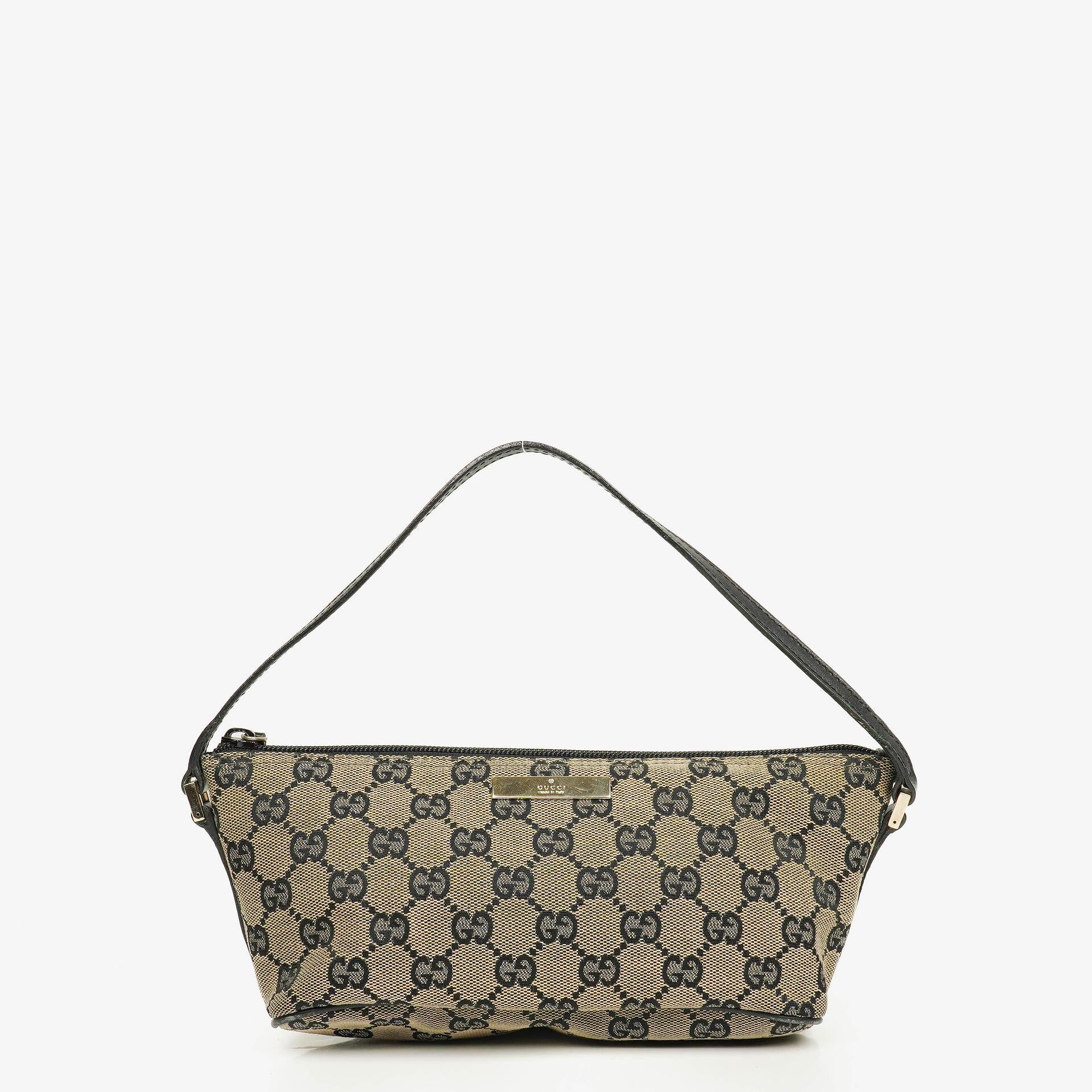 Gucci Mini Baguette Pochette Boat GG Monogram Bag