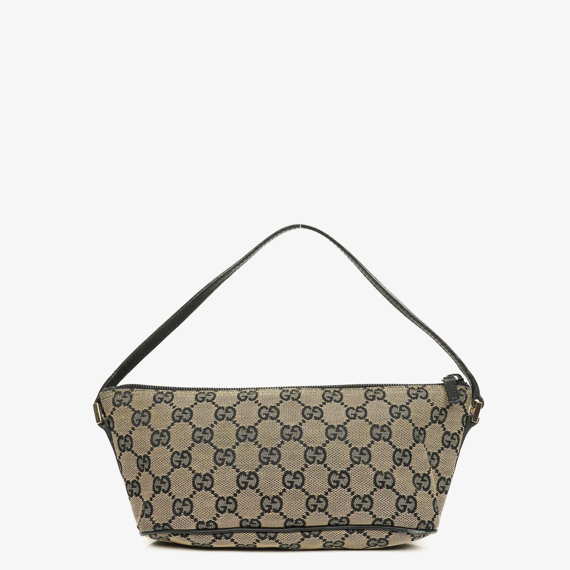 Gucci Mini Baguette Pochette Boat GG Monogram Bag