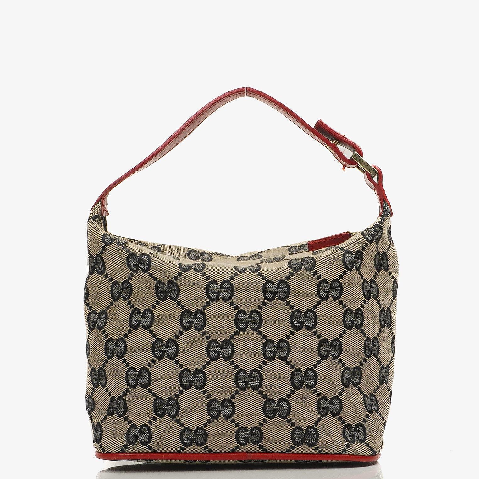 Pre-Loved Gucci Vintage Mini Pochette GG Monogram Hobo Bag – PLAMEXS
