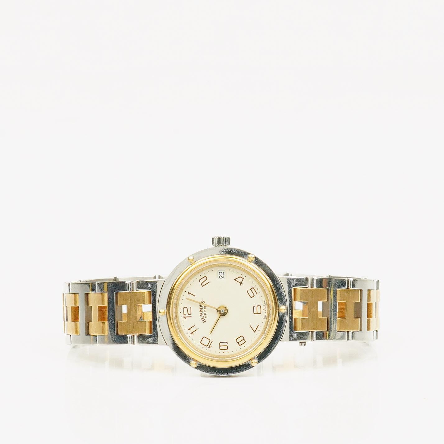 Hermès Clipper 24mm Stainless Steel Quartz Watch
