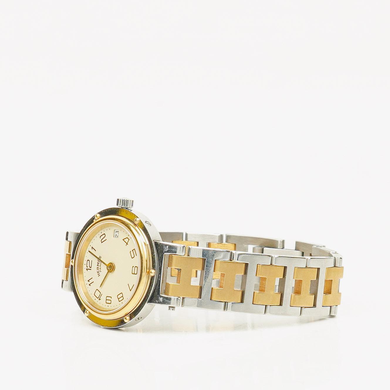 Hermès Clipper 24mm Stainless Steel Quartz Watch