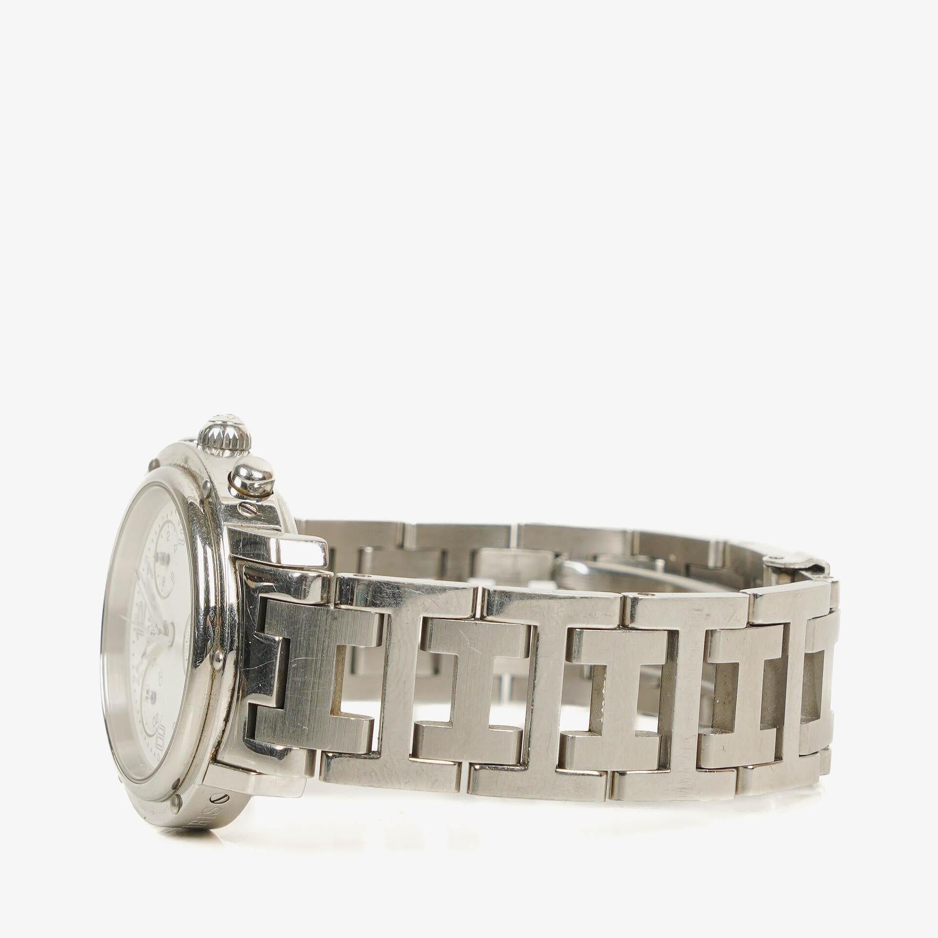 Hermes Clipper Chronograph 31mm Stainless Steel Quartz Watch