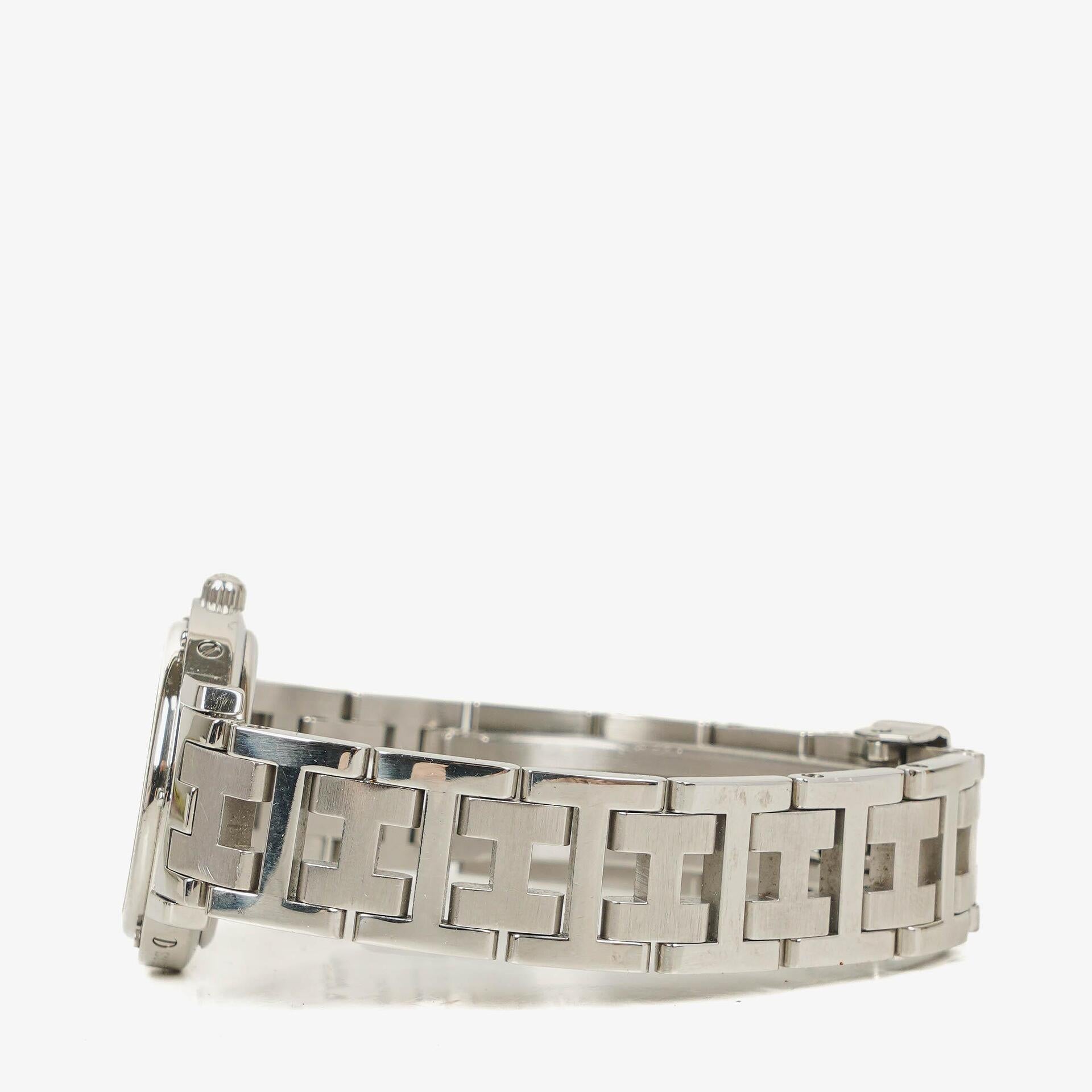 Hermes Clipper Quartz Watch Stainless Steel CL4.210