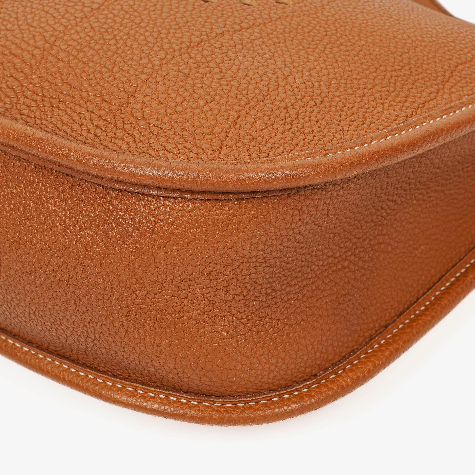 Hermes Evelyne I 29 Gold Taurillon Clemence Leather Shoulder Bag