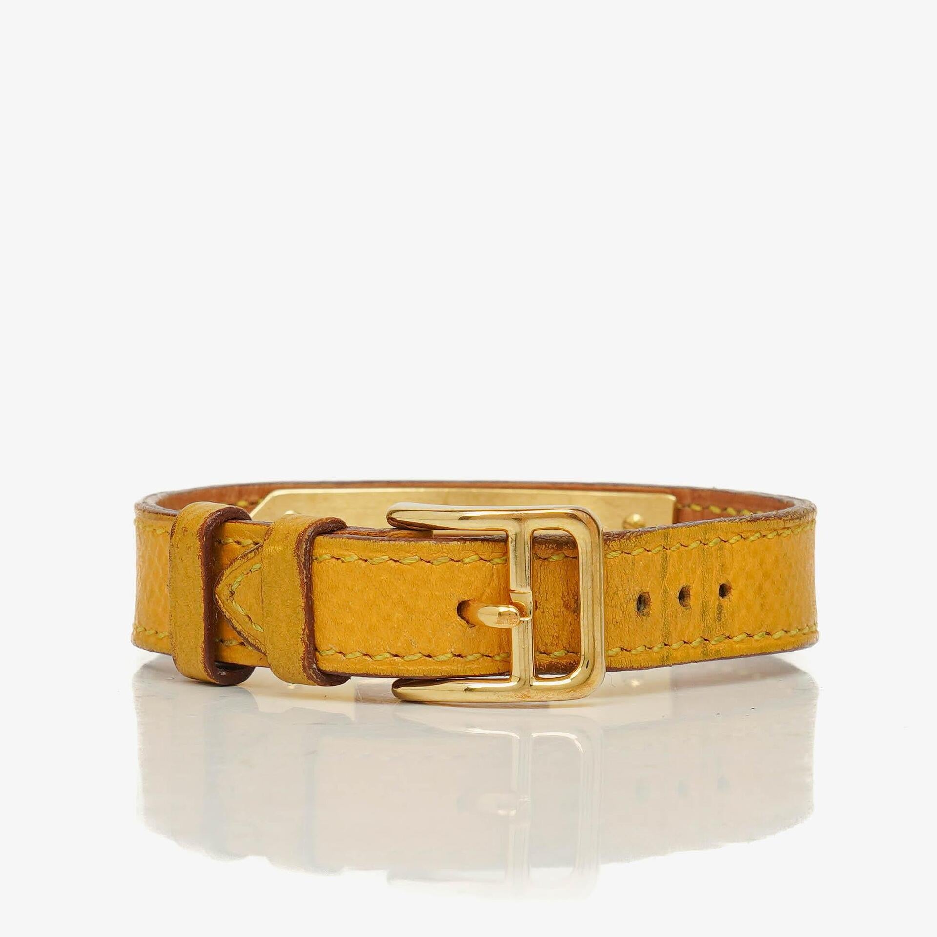 Hermes Kelly Leather Gold Plated Watch