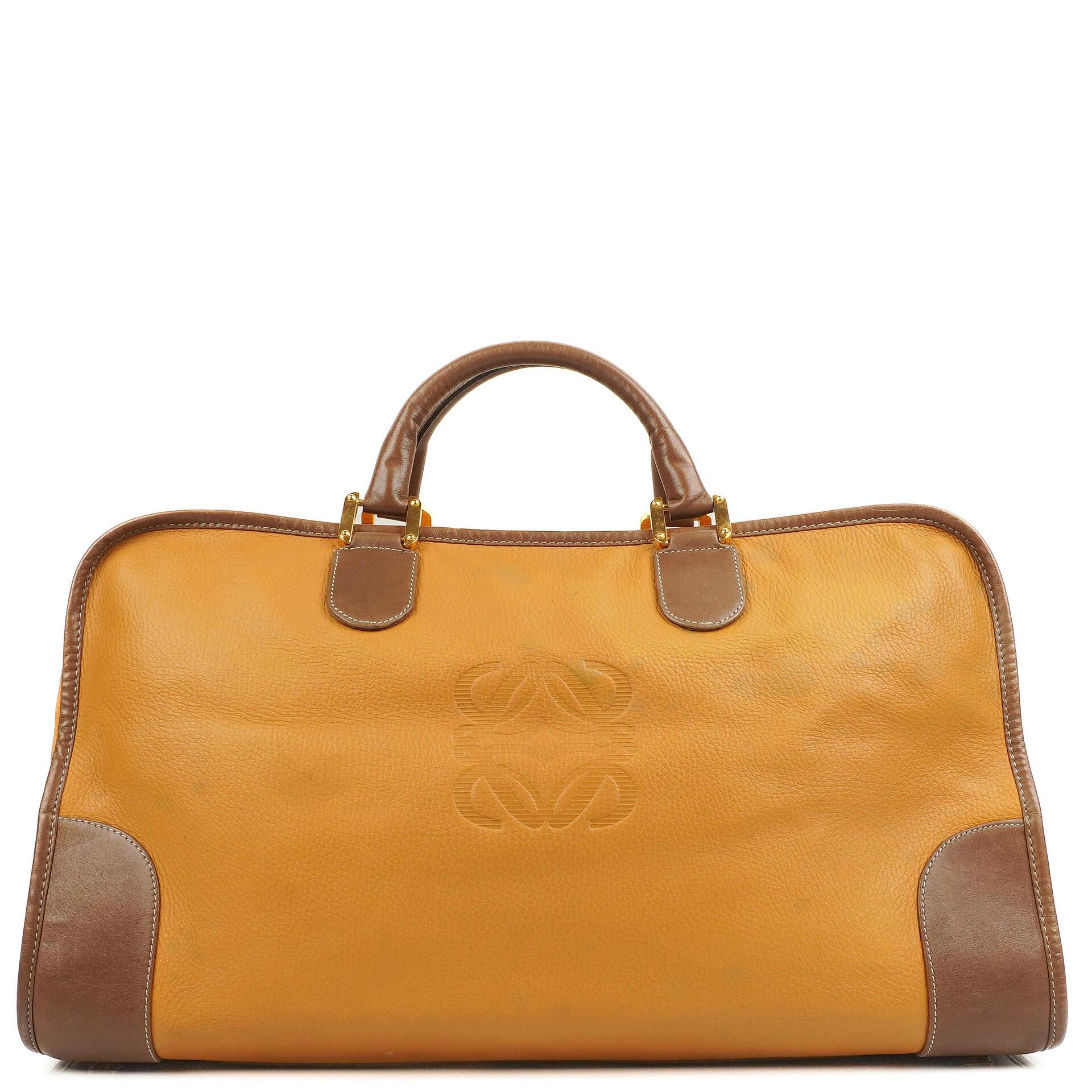 Loewe Amazona Leather Travel Handle Bag