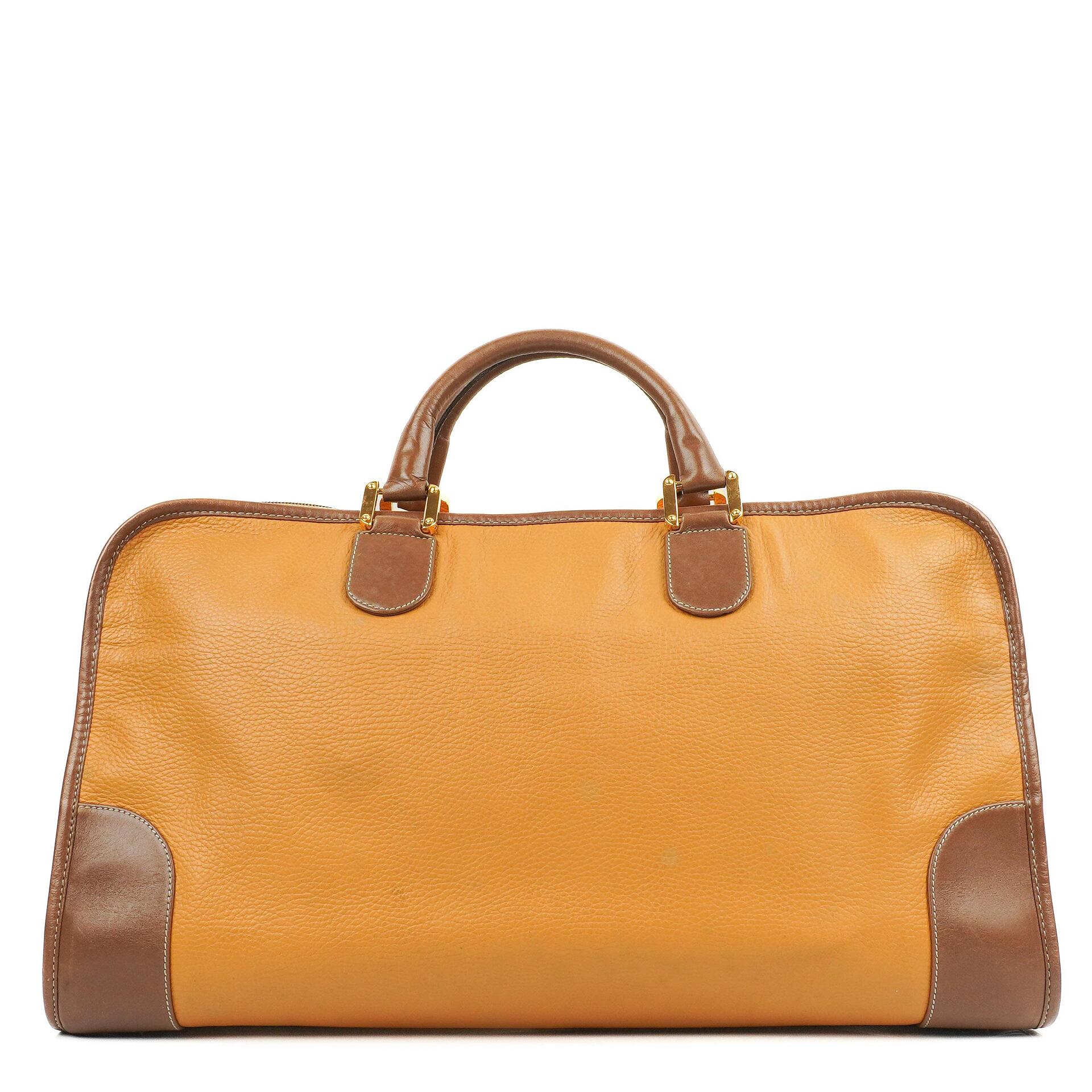 Loewe Amazona Leather Travel Handle Bag