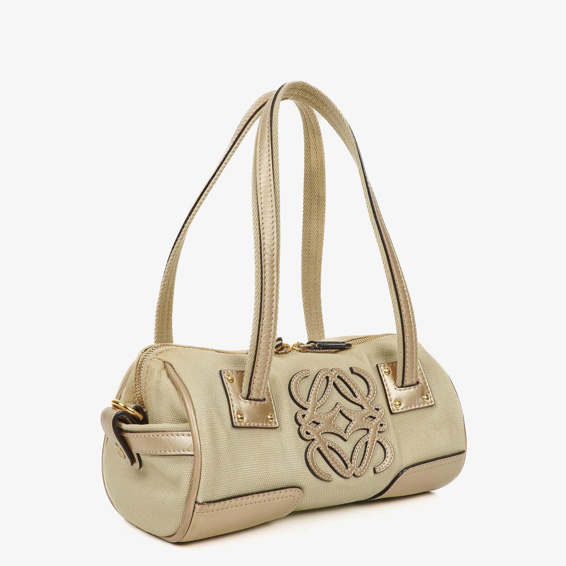 Loewe Anagram Neutral Boston Bag