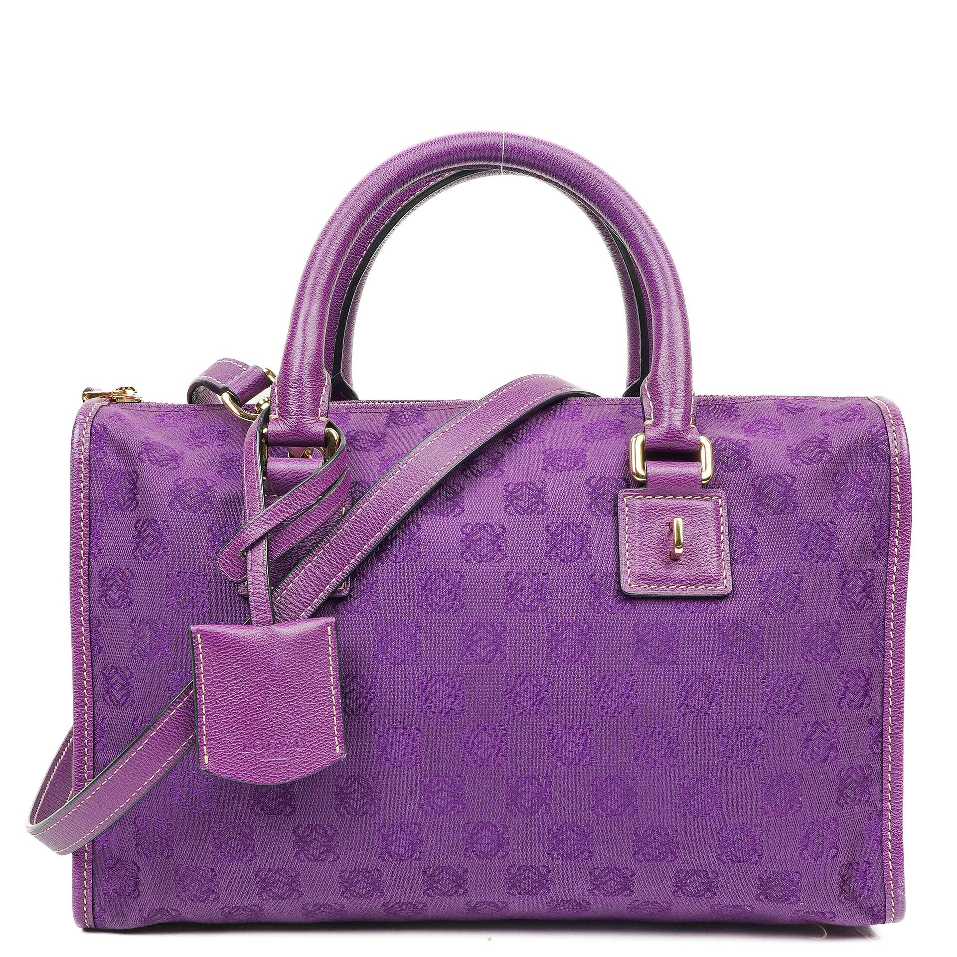 Loewe Anagram Purple Shouder Bag