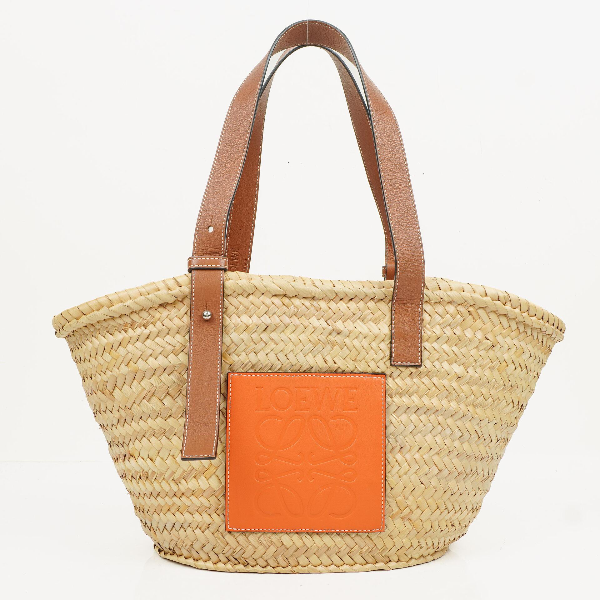 Loewe Raffia Basket Bag